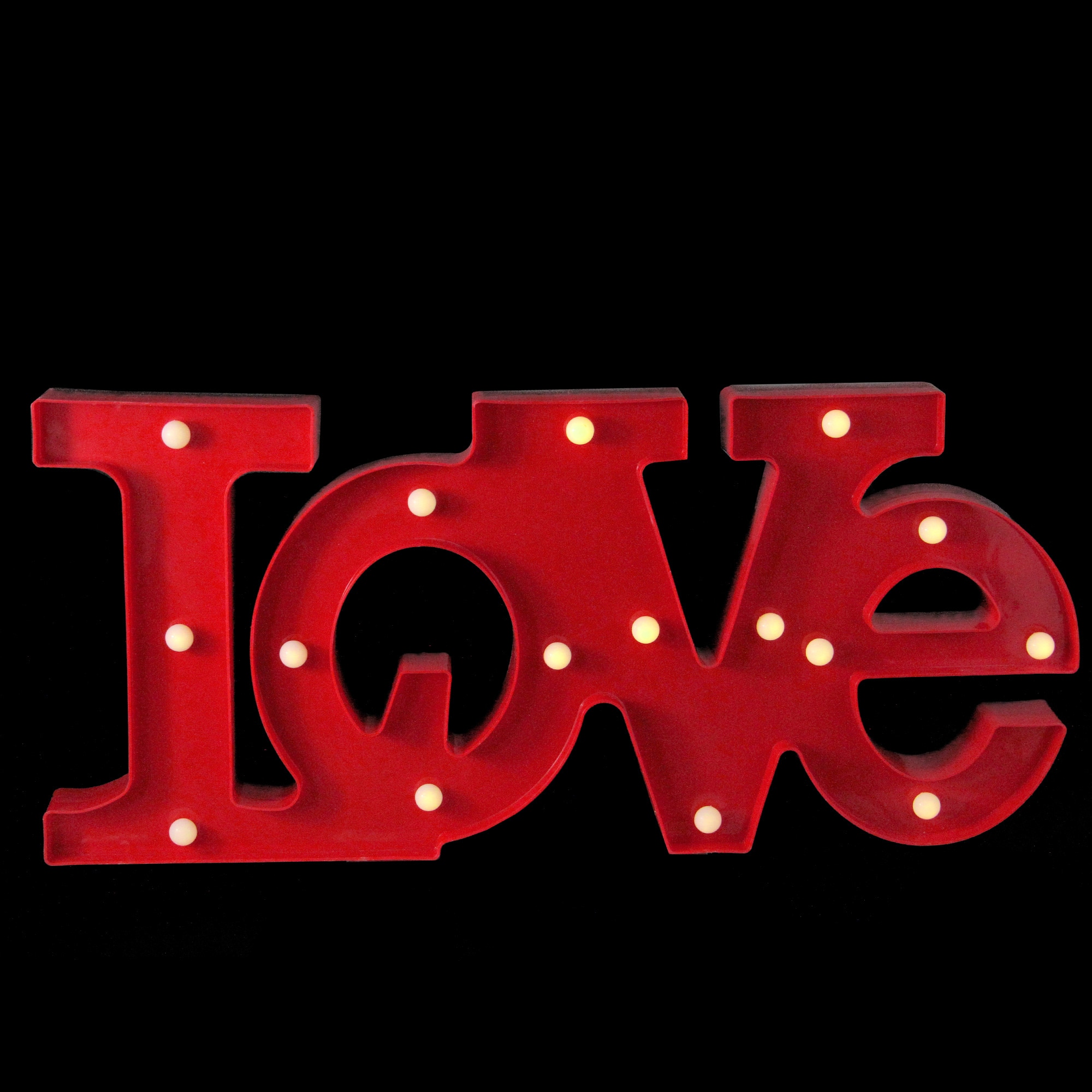 20" Red 'LOVE' LED Valentine's Day Marquee Wall Sign
