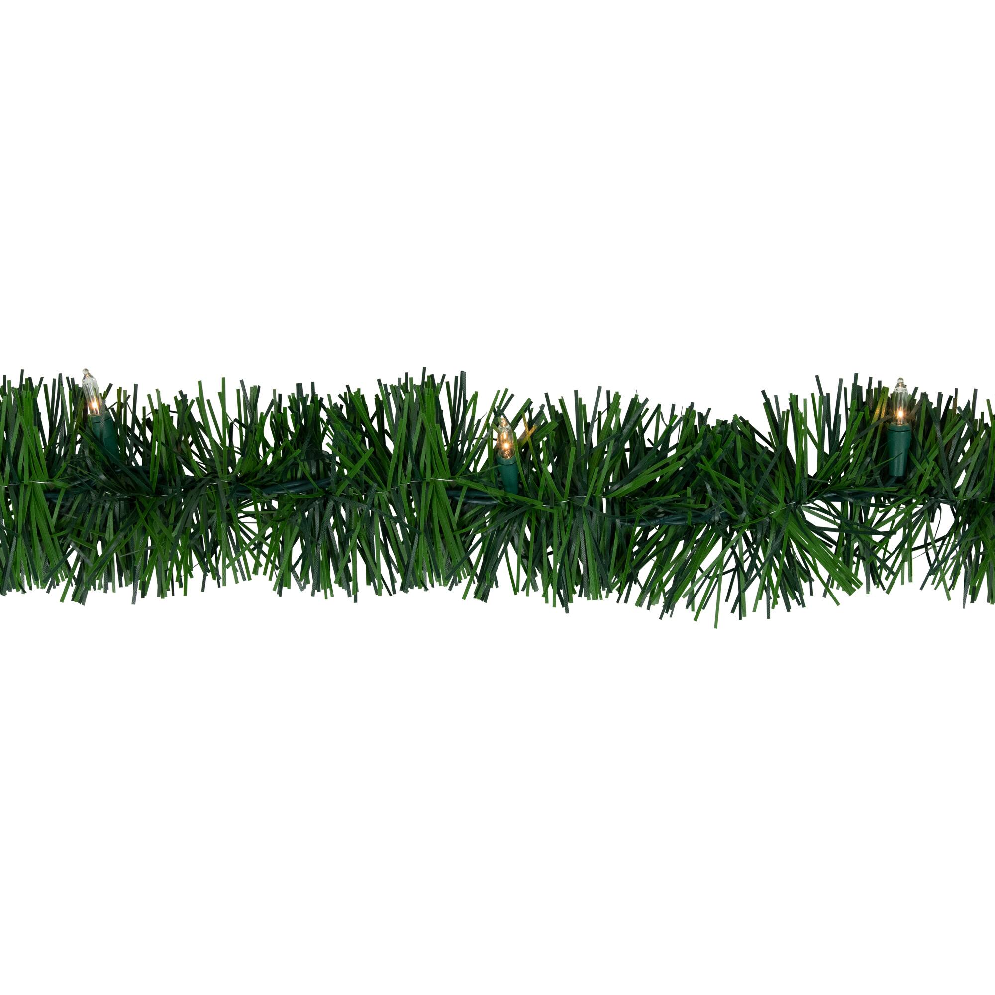 18ft. Pre-Lit Christmas Artificial Two Toned Pine Garland