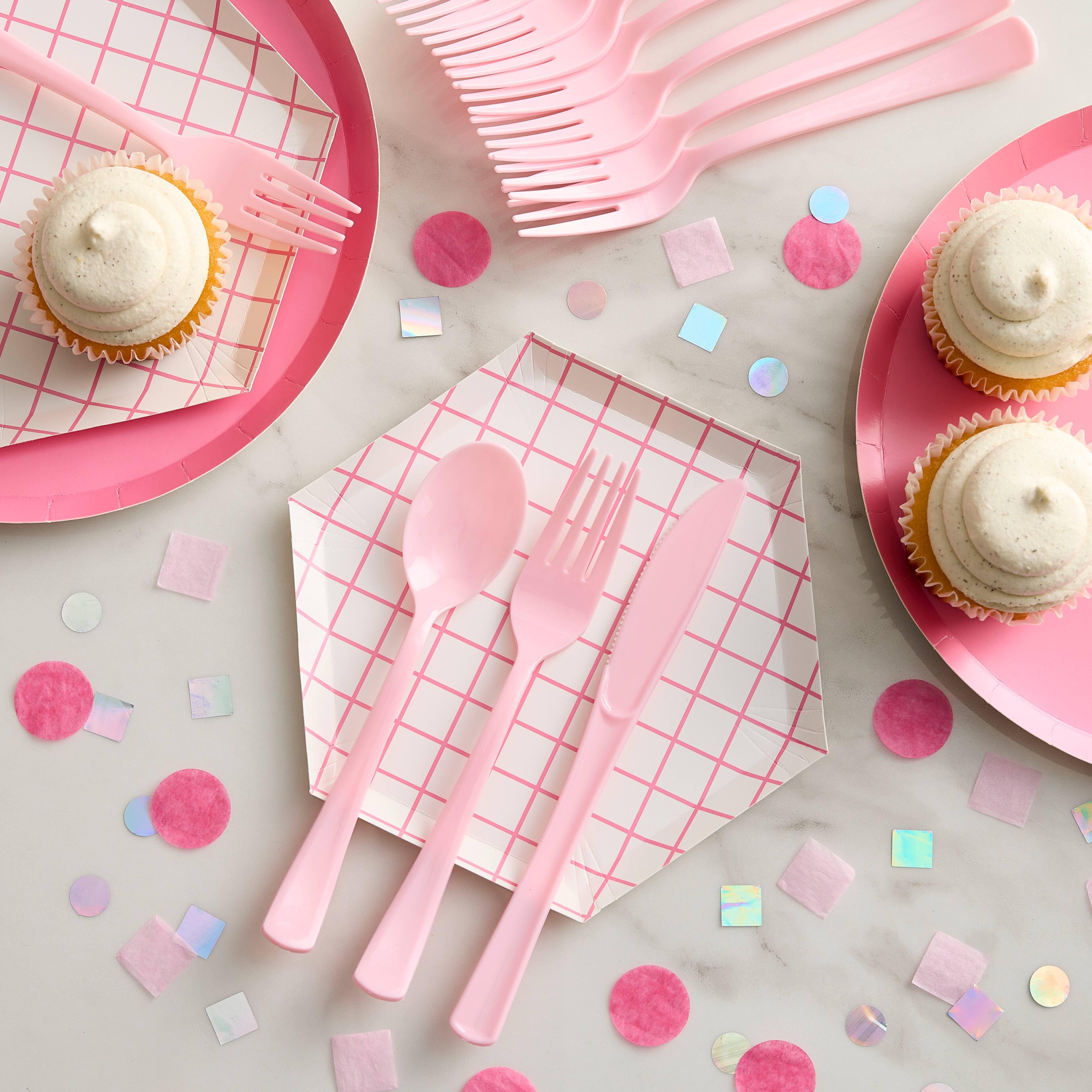 30 Piece Plastic Cutlery Set by Celebrate It&#x2122;