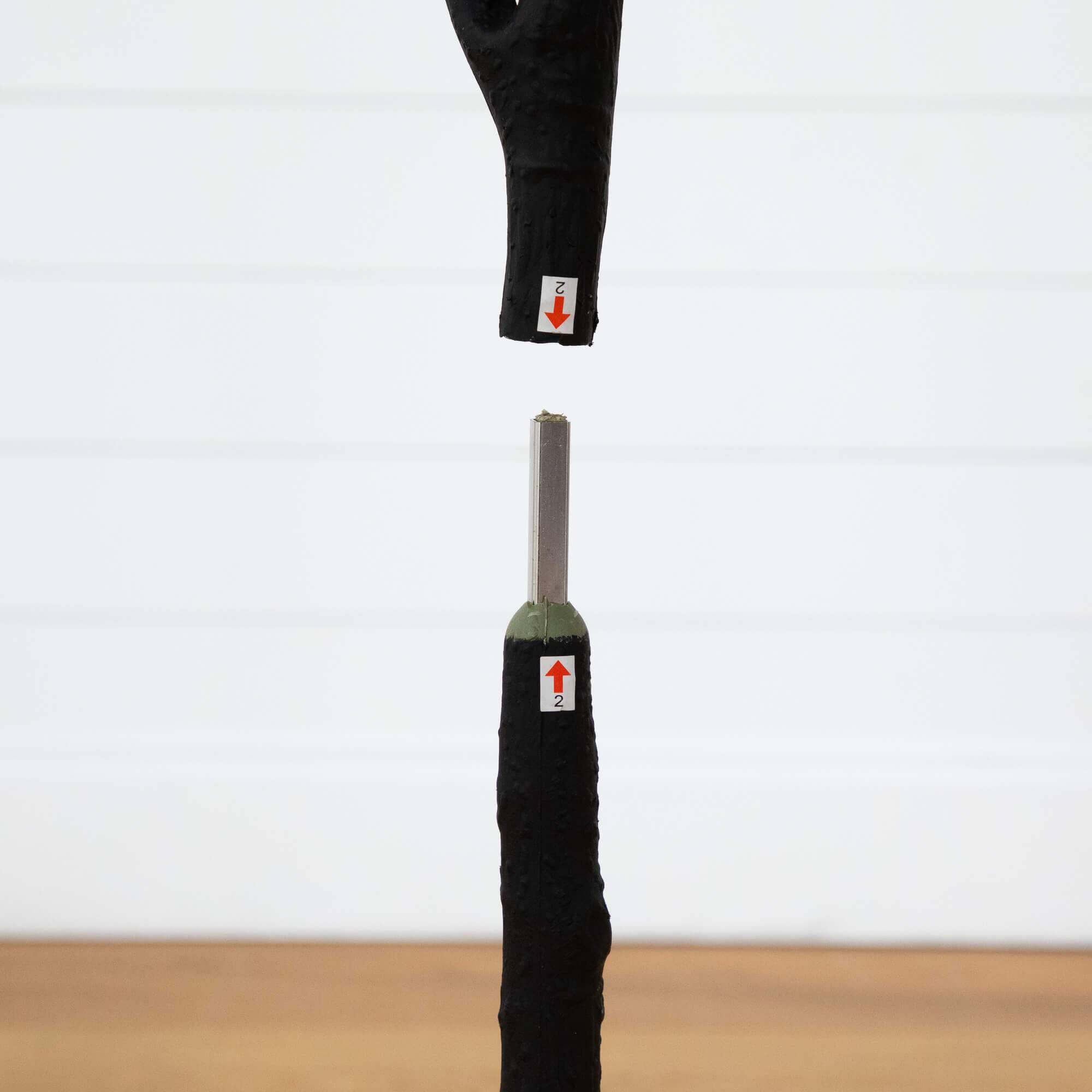 4ft. Artificial Halloween Black Fiddle Leaf Tree