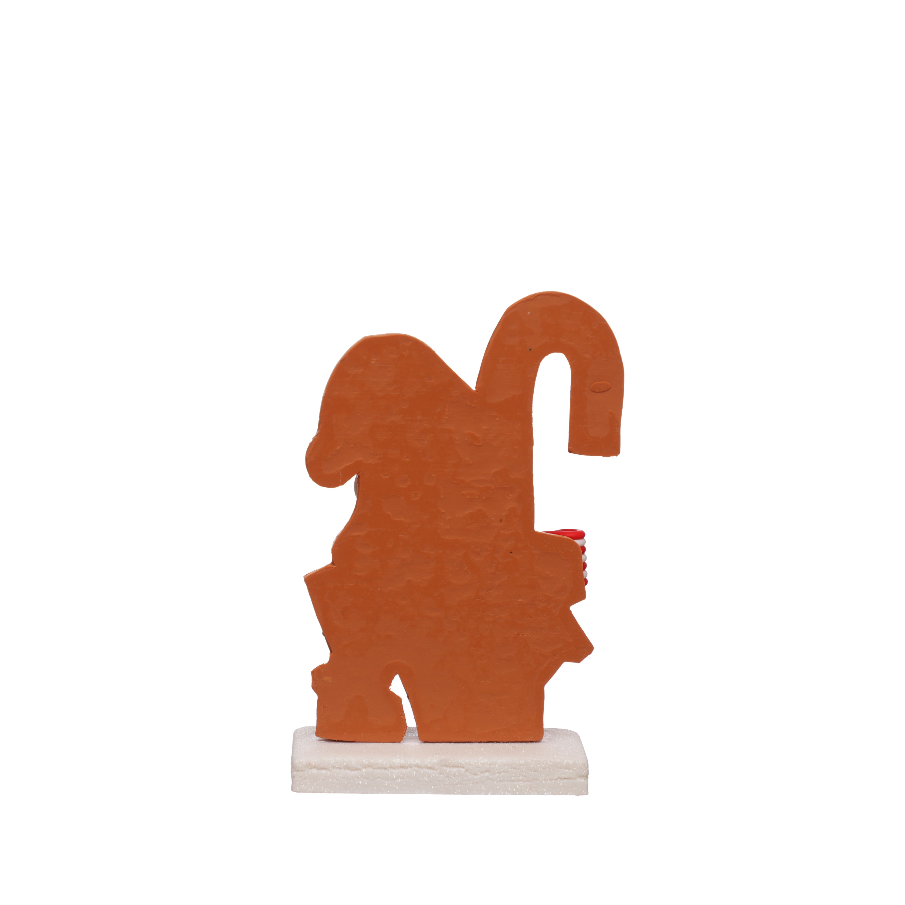 6&#x22; Santa with Candy Cane Clay Tabletop D&#xE9;cor by Ashland&#xAE;