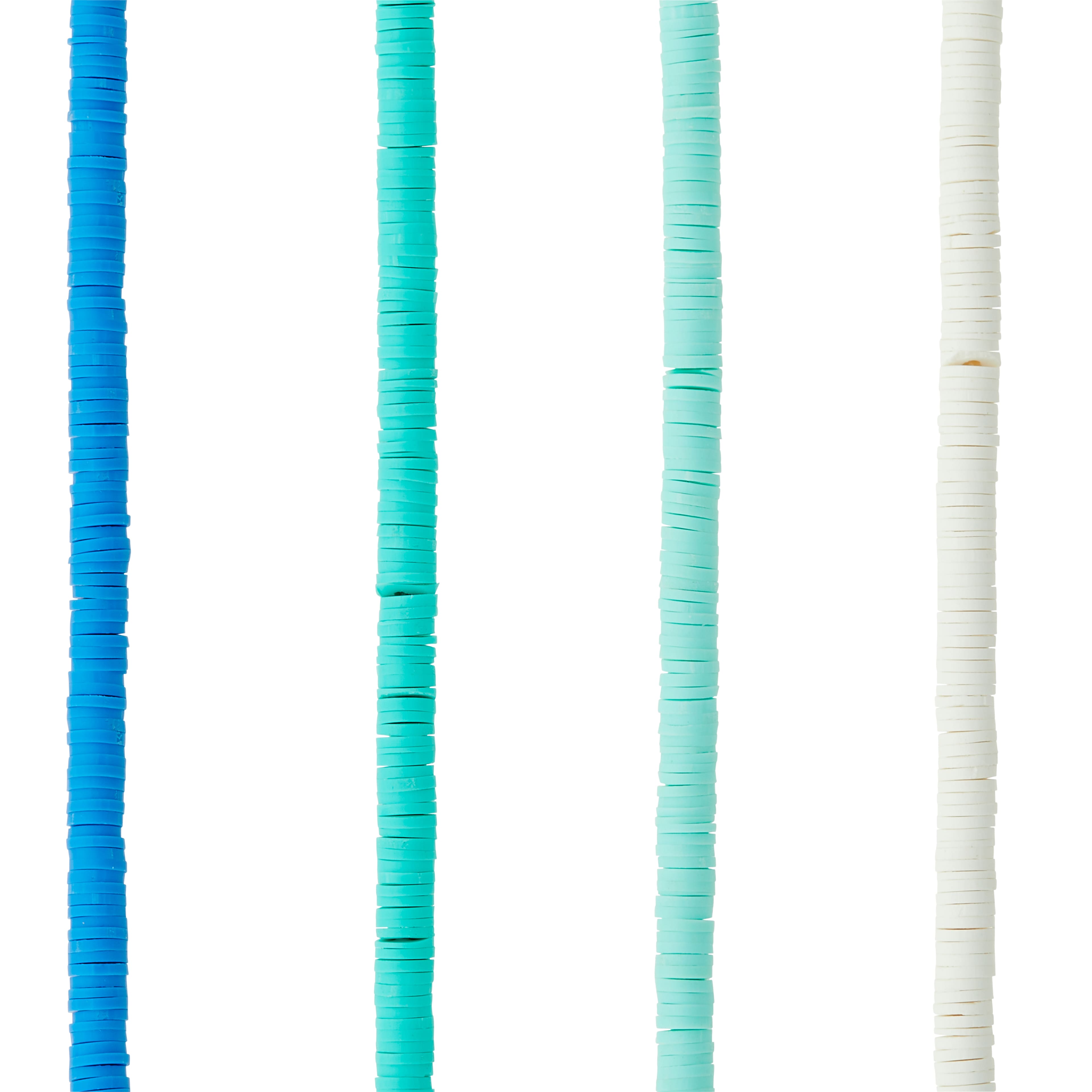 12 Pack: Turquoise Clay Spacer Disc Beads, 6mm by Bead Landing™