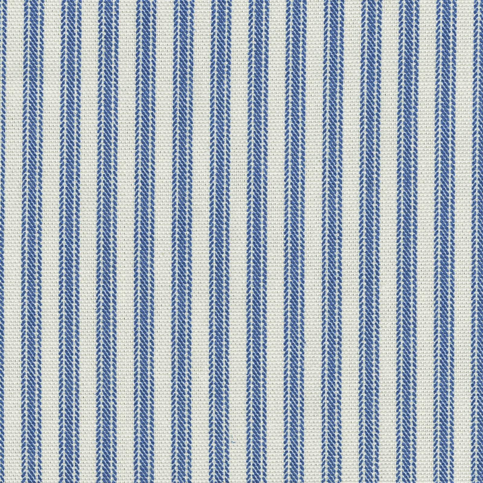 P/K Lifestyles Blue Ticking Stripe Home Décor Fabric