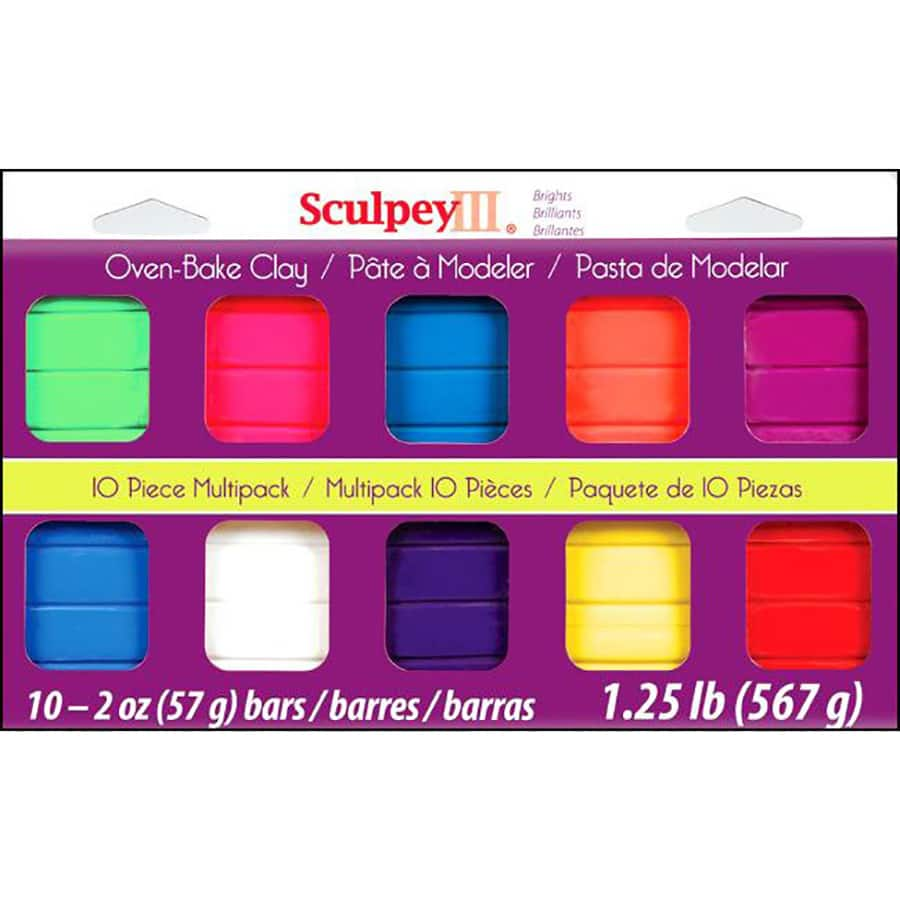 Sculpey III Oven-Bake Clay 2oz 10/Pkg-Classic Collection