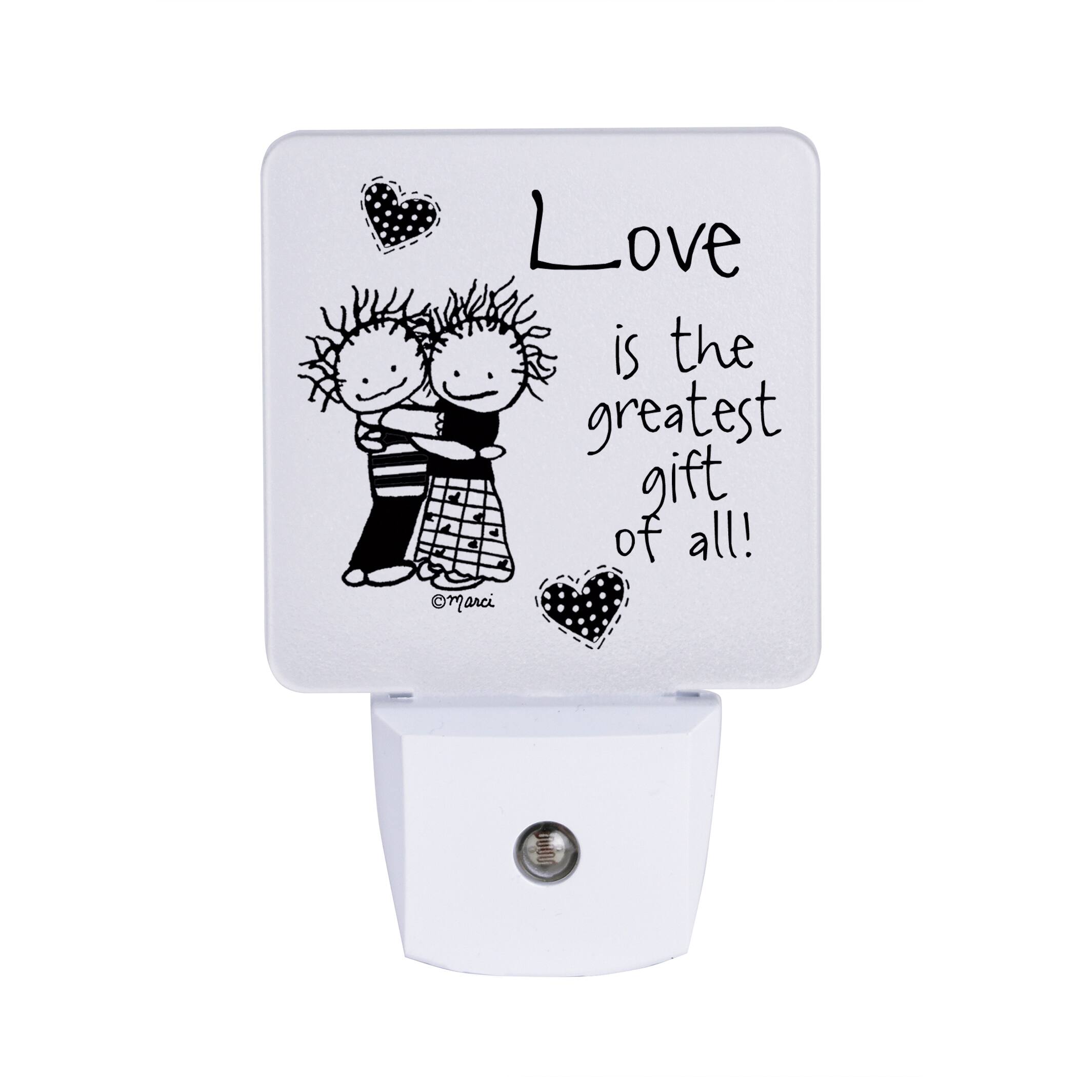 Marci Art Love Is The Greatest Gift Night Light