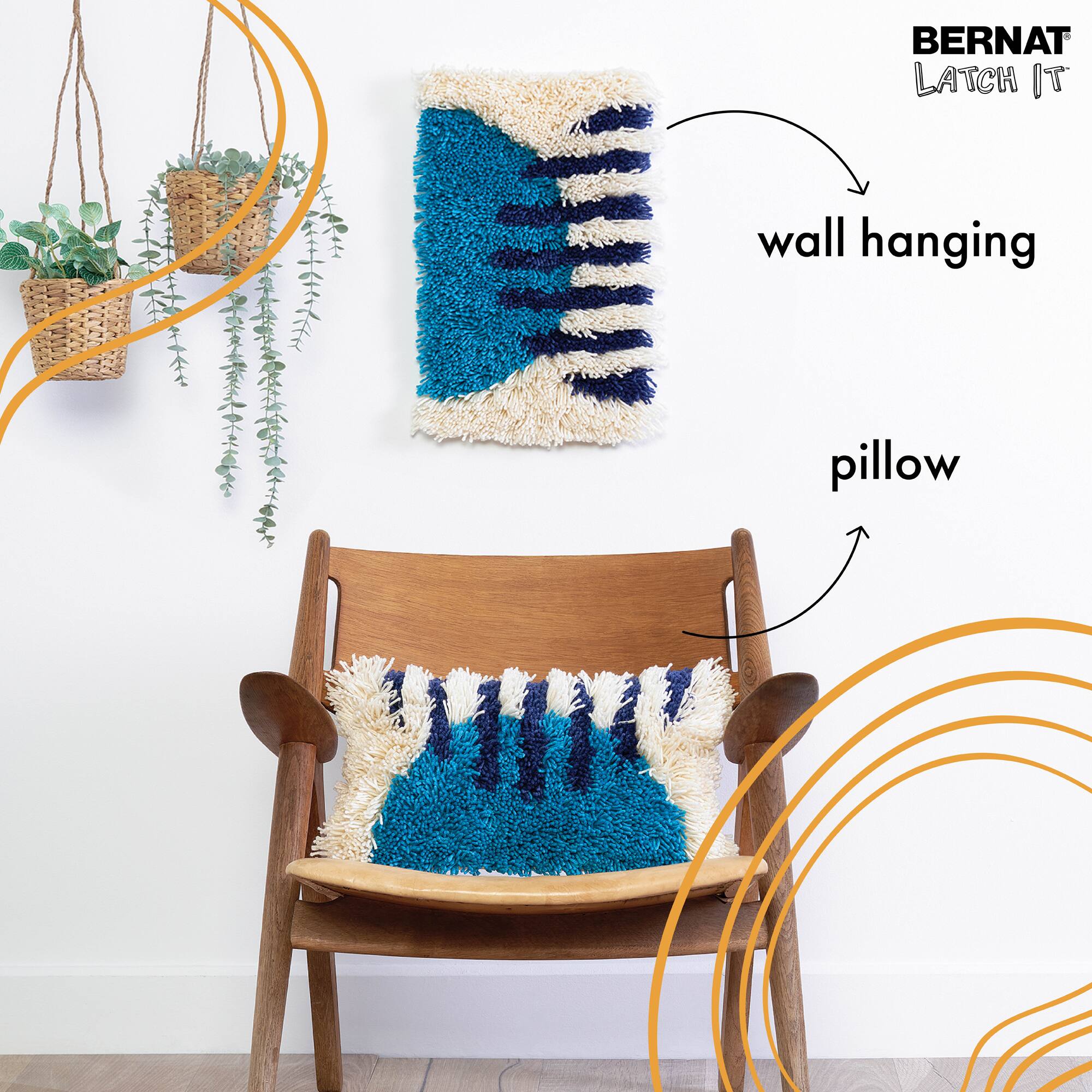 Bernat® Latch It™ Cosmic Collision Boho Yarn Kit