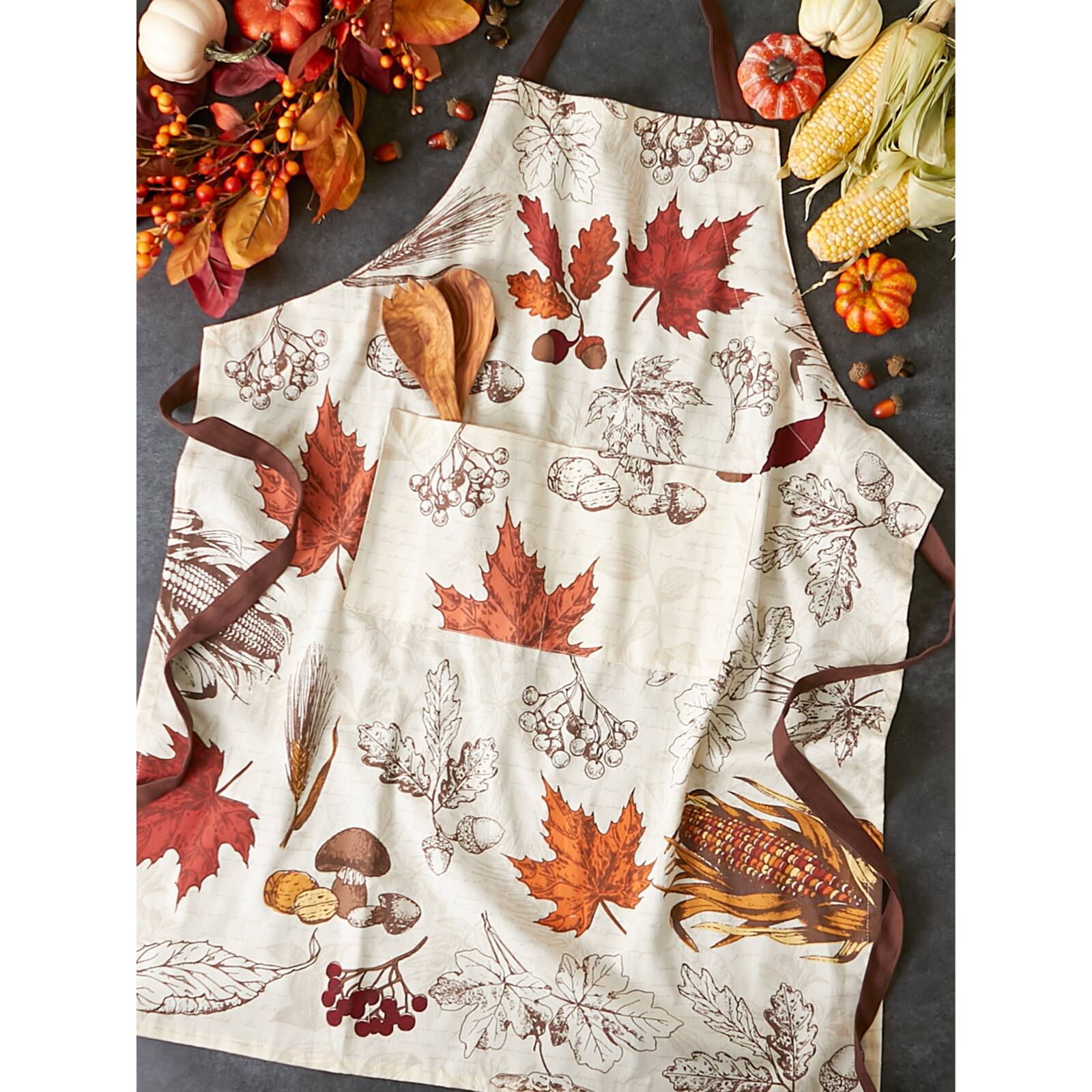 DII&#xAE; Autumn Botanical Printed Apron