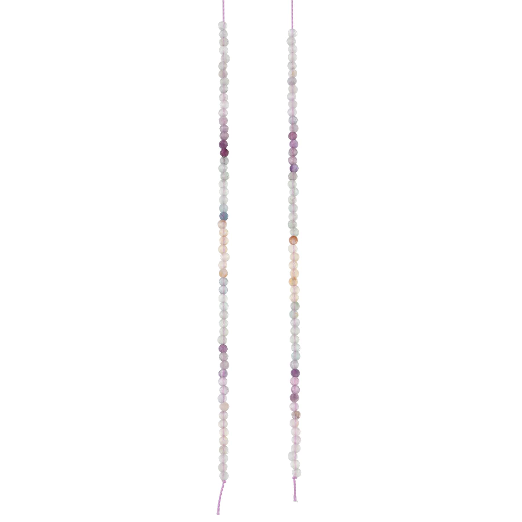 6 Pack: Ombre Fluorite Faceted Round Beads, 2mm by Bead Landing™