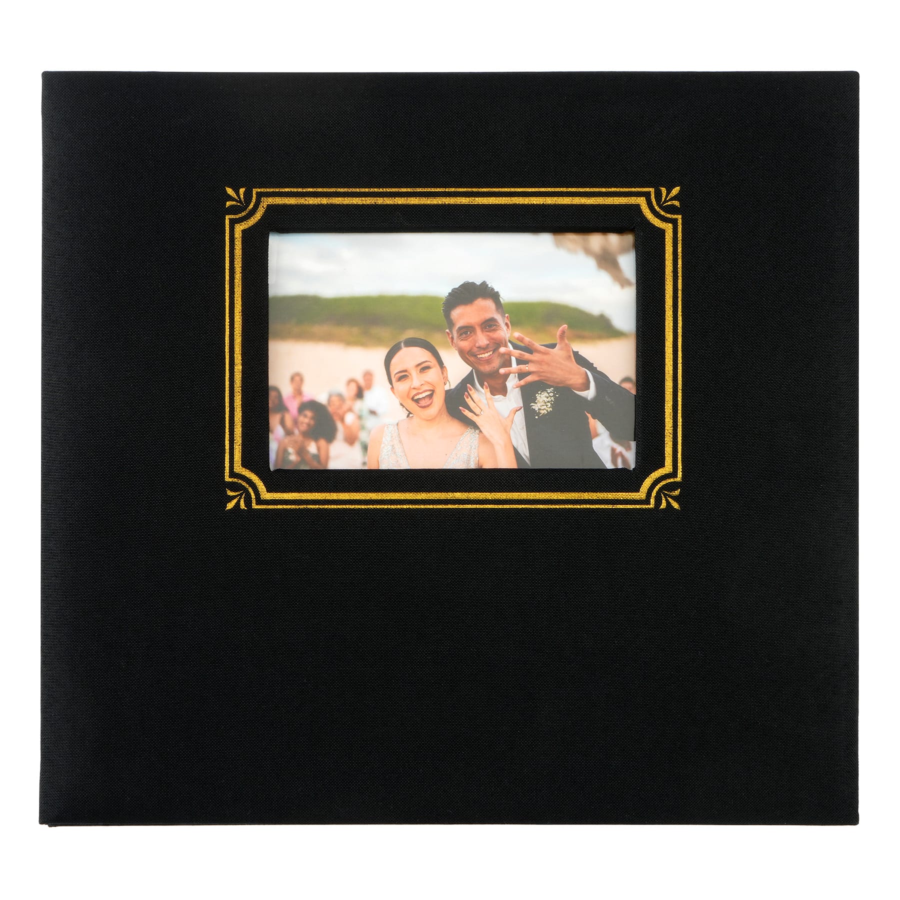12&#x22; x 12&#x22; Black Linen Scrapbook Album by Recollections&#x2122;