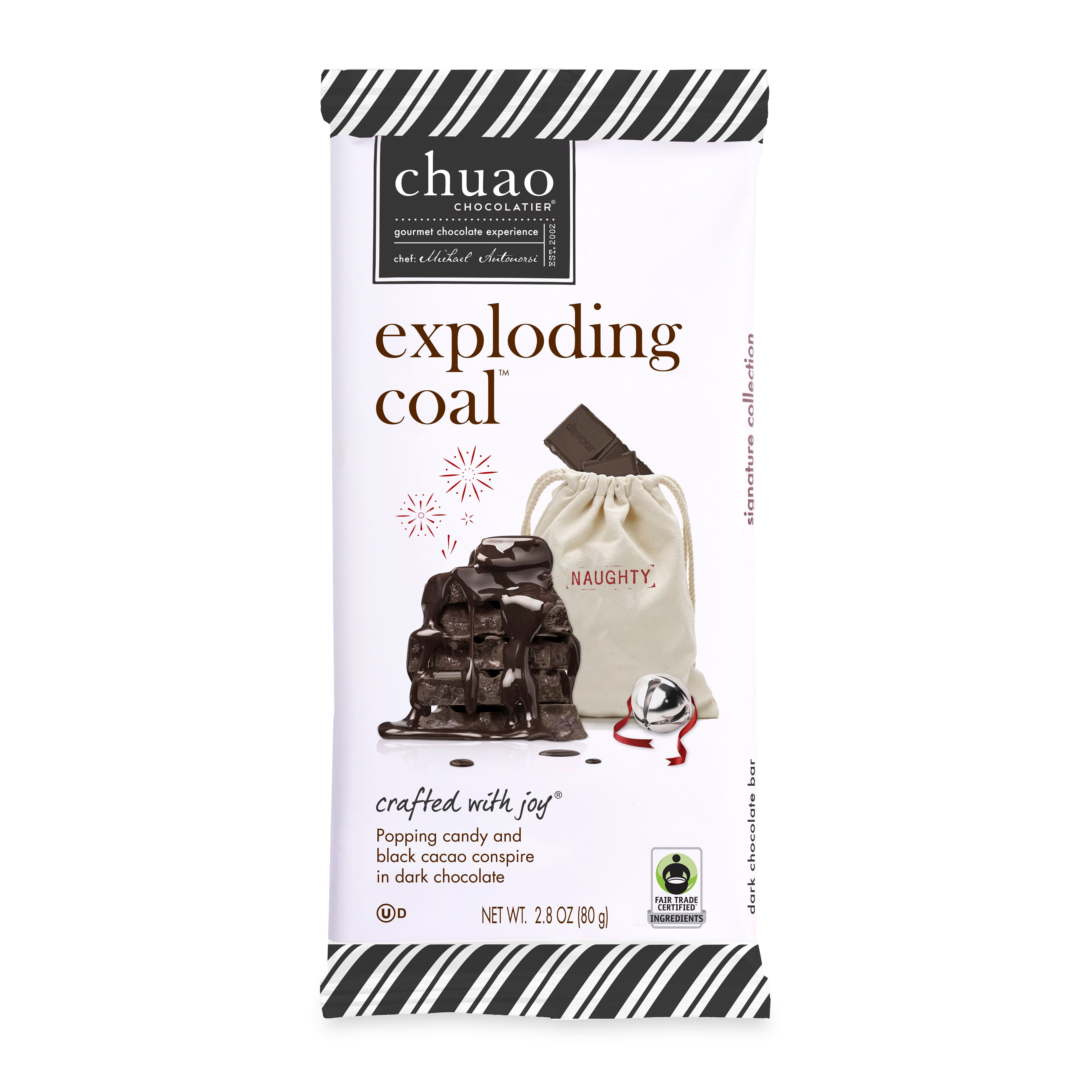 Chuao Chocolatier&#xAE; Exploding Coal Candy