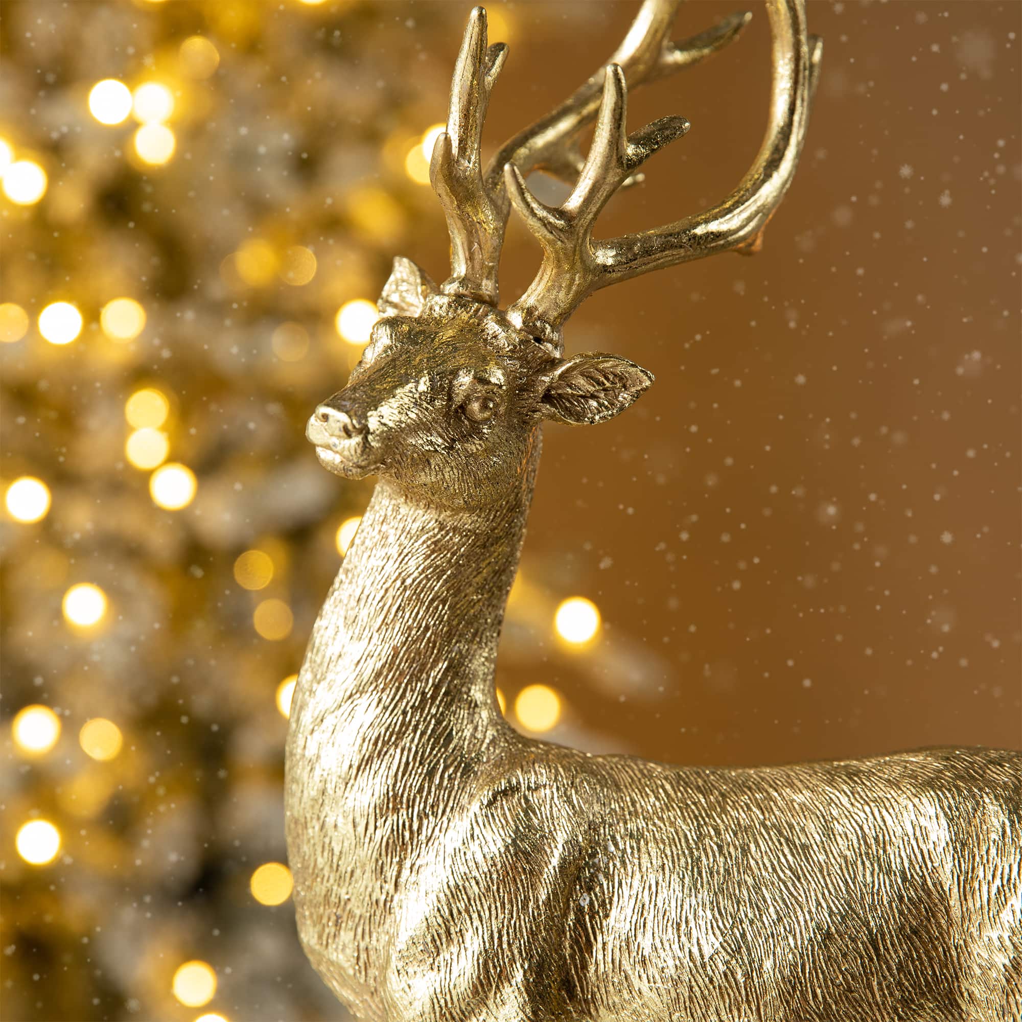 Glitzhome&#xAE; 16.25&#x22; Standing Reindeer Table D&#xE9;cor