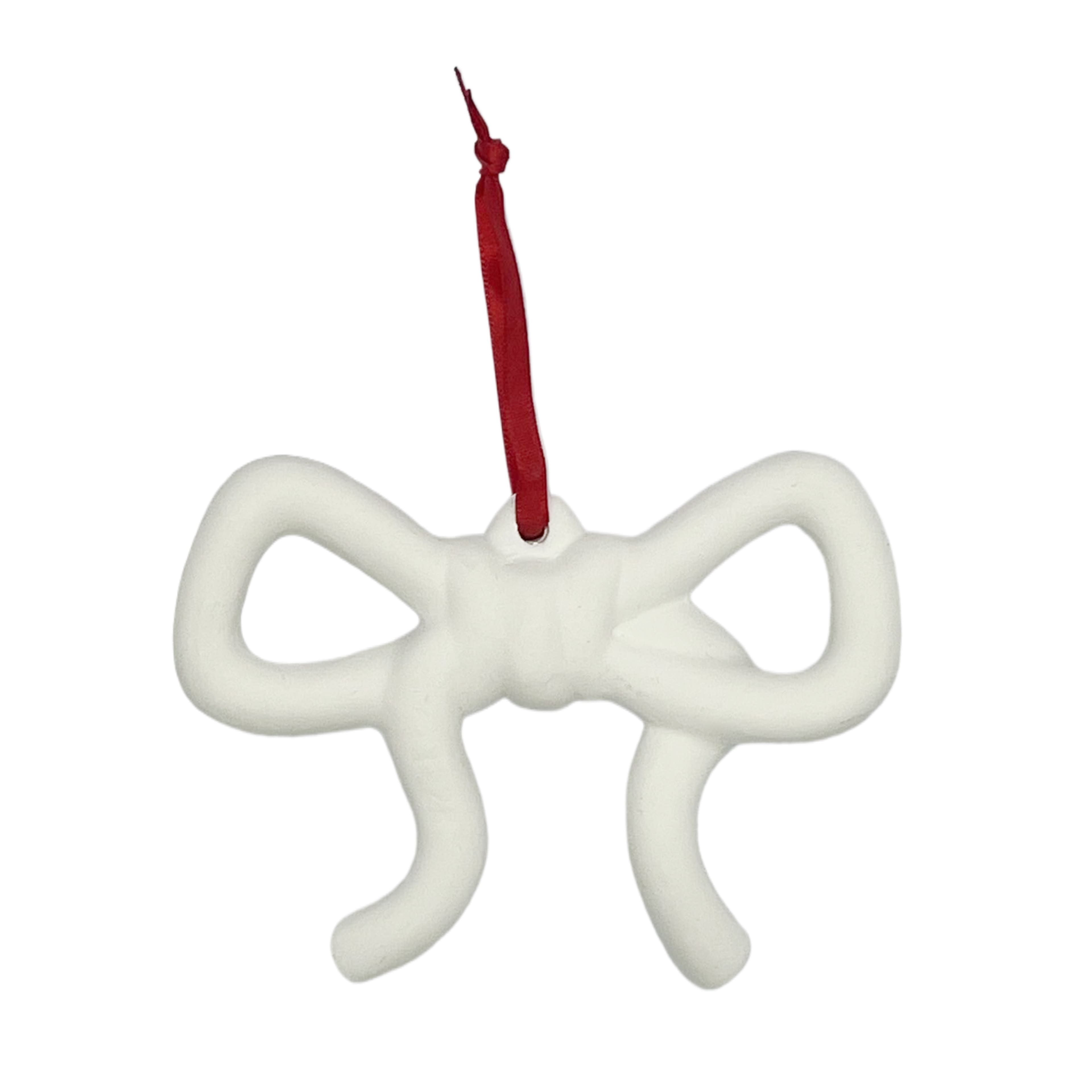 4.5&#x22; DIY Ceramic Bow Ornament by Make Market&#xAE;