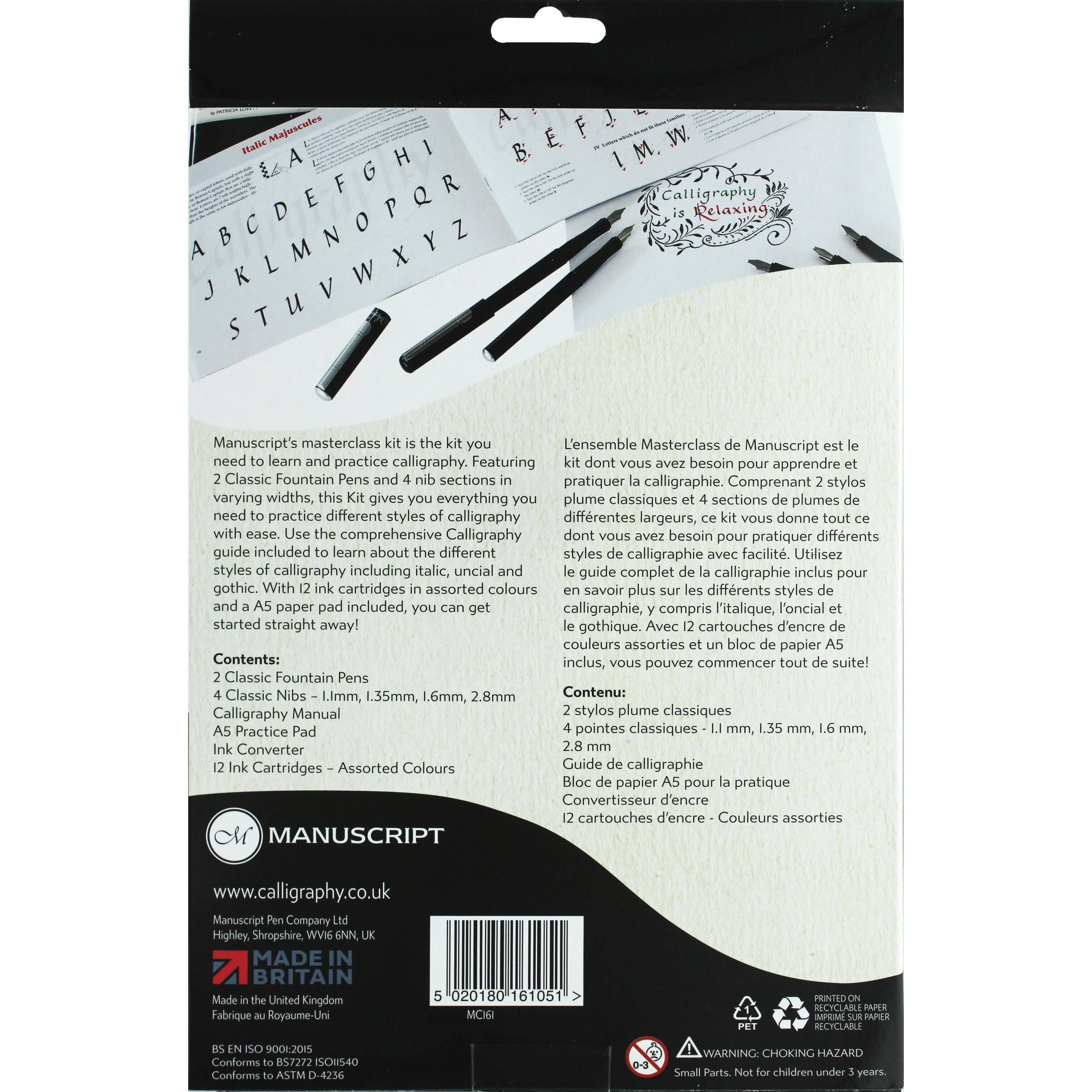 Manuscript Masterclass Calligraphy Kit