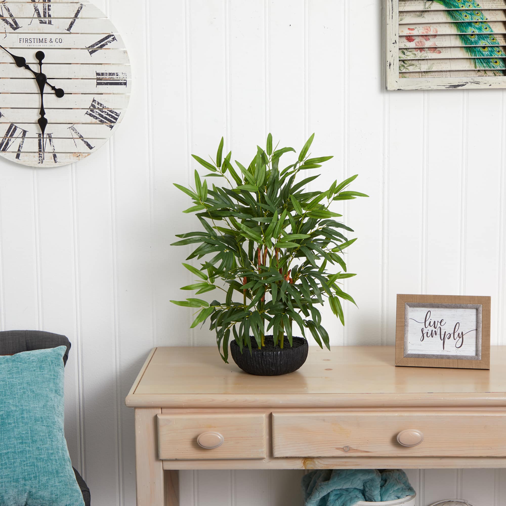 20&#x22; Potted Bamboo Tree