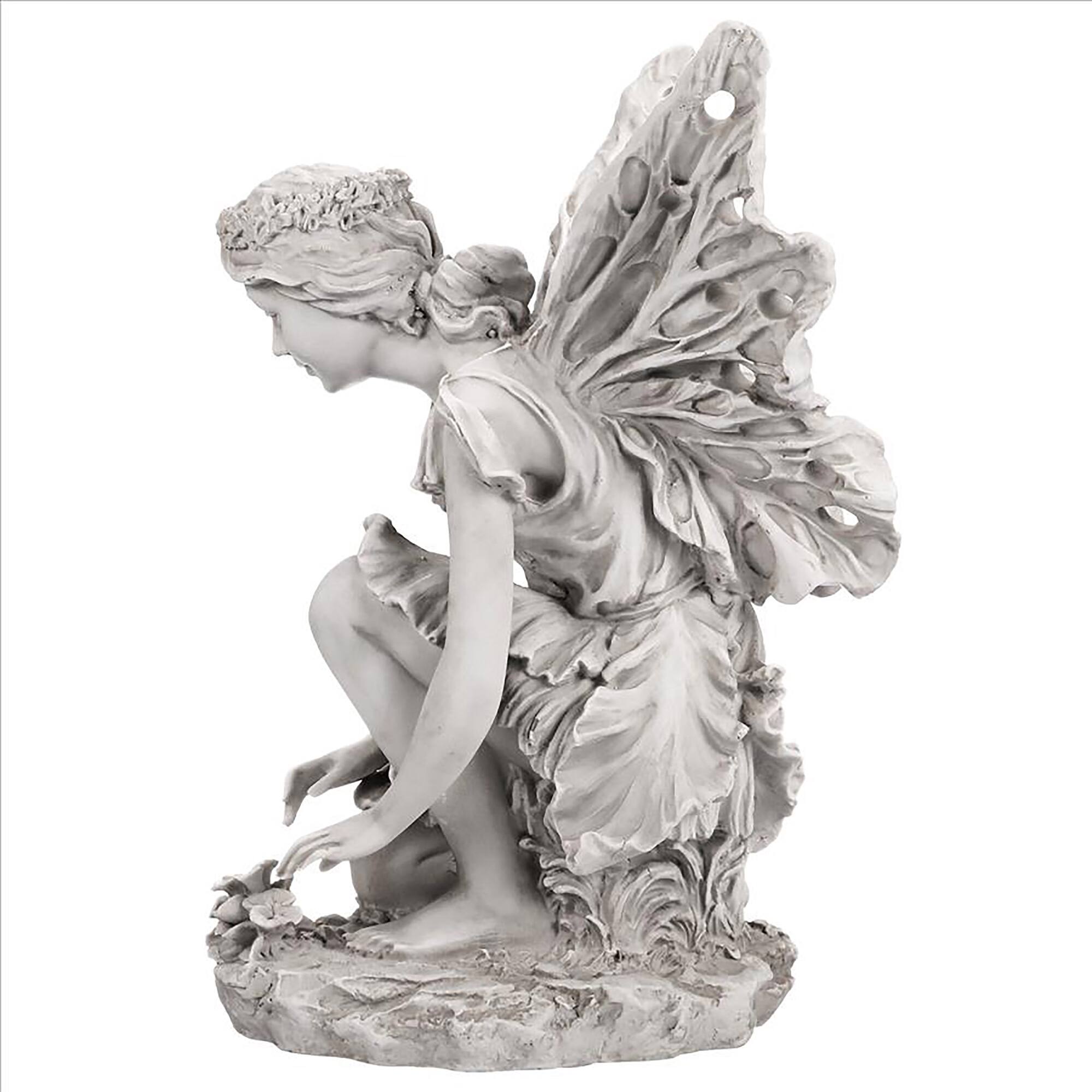 Design Toscano 17&#x22; Fiona the Flower Fairy Sculpture