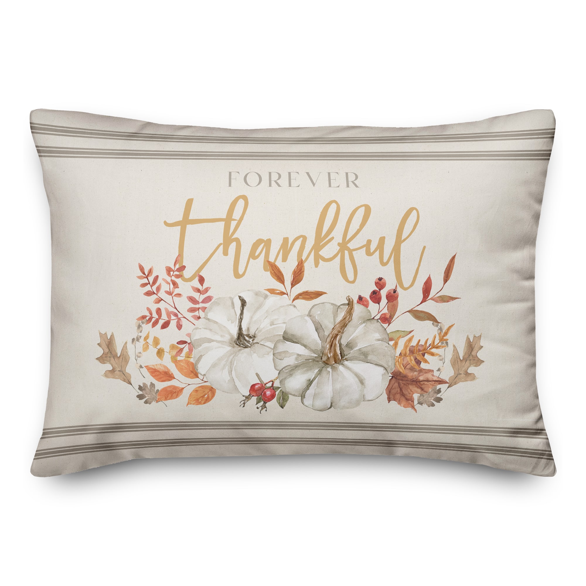 Forever Thankful 20" x 14" Indoor / Outdoor Pillow