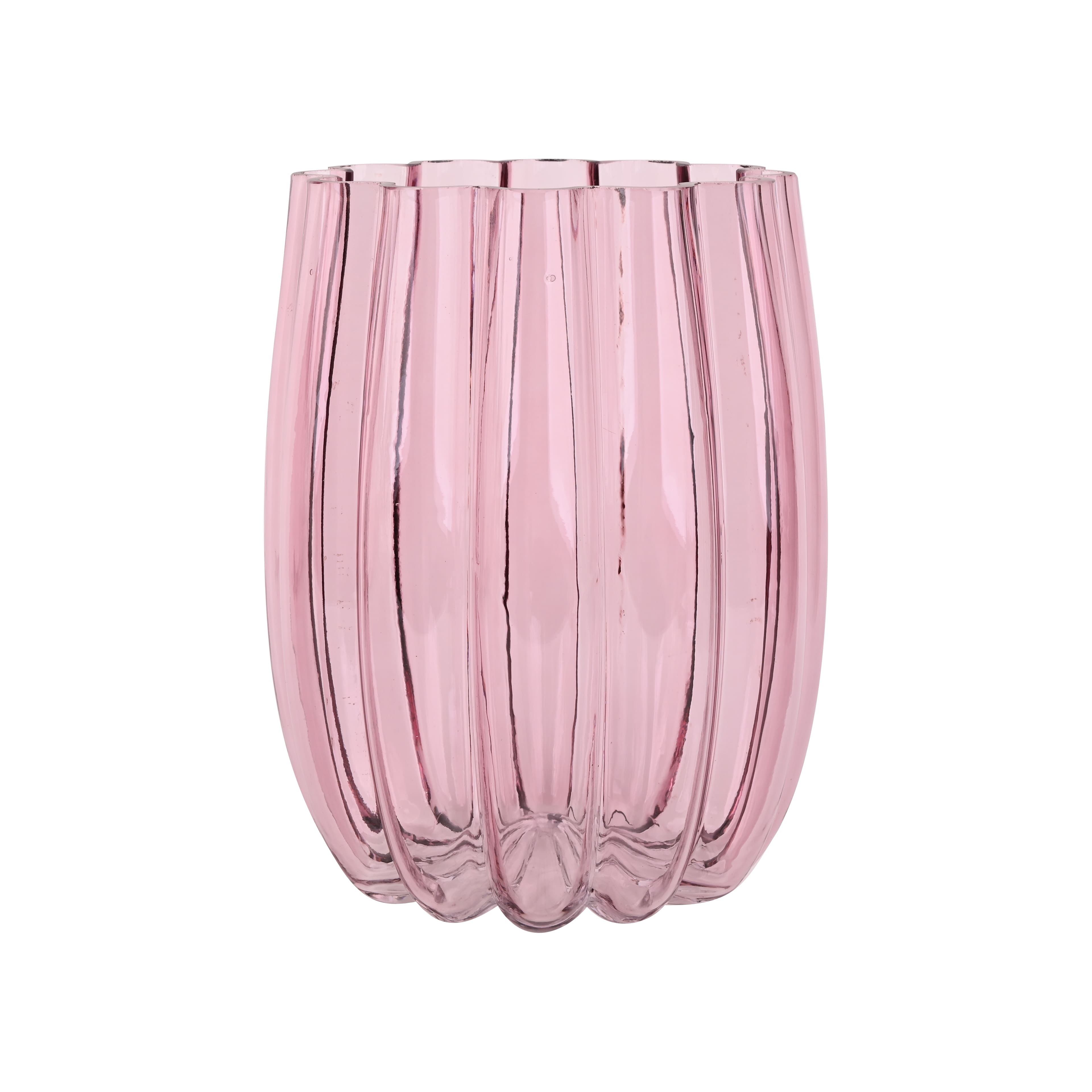 8&#x22; Pink Glass Tabletop Vase by Ashland&#xAE;