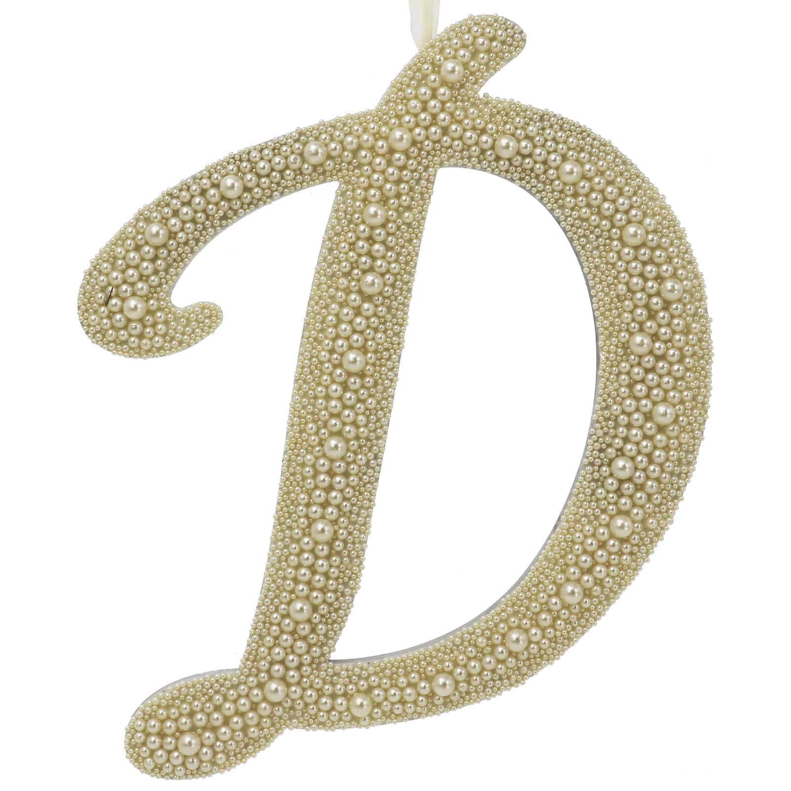 13.75&#x22; Gold Pearl Script Letter Wall D&#xE9;cor by Ashland&#xAE;
