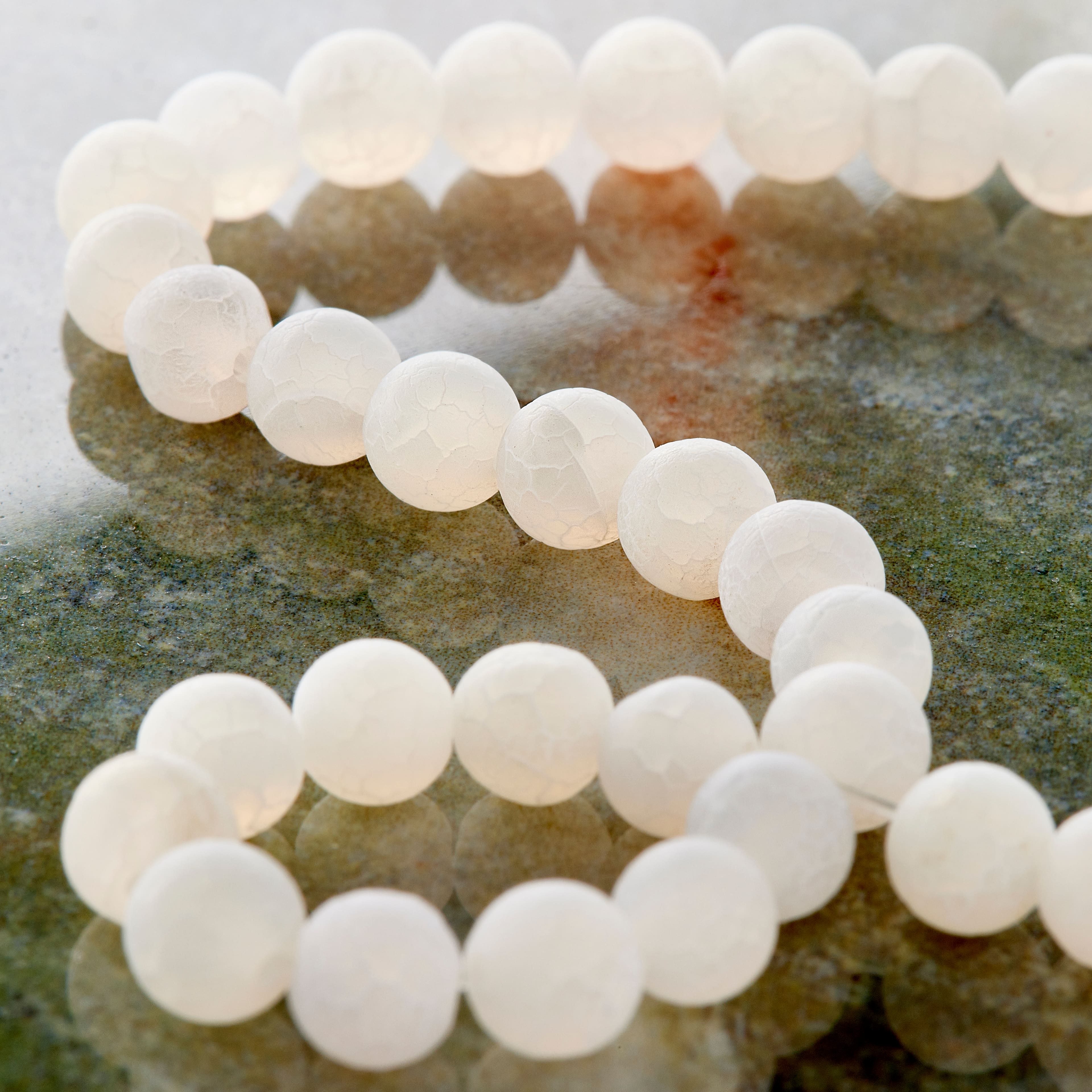 Mint Jade Round Beads, 8mm by Bead Landing™