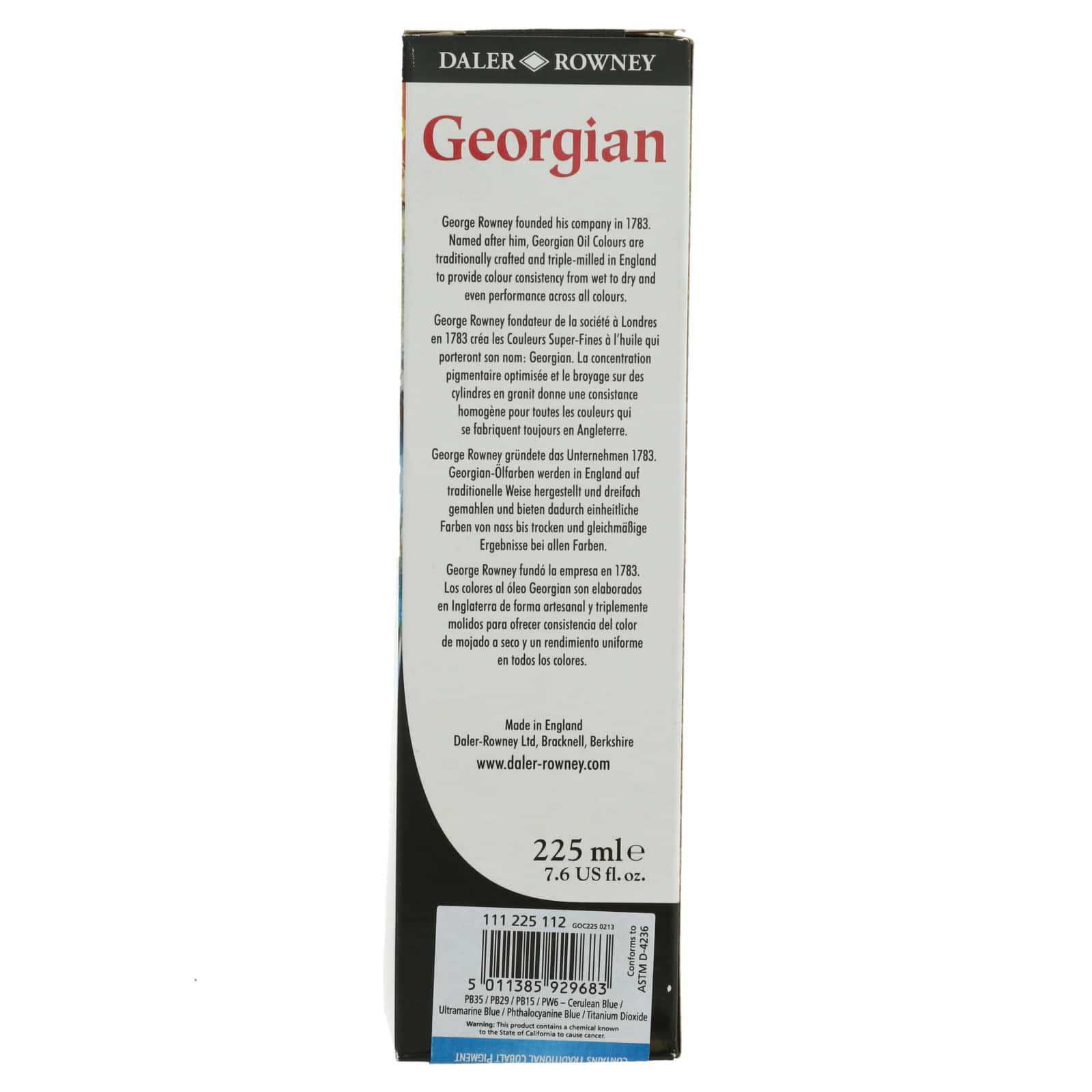 Daler-Rowney&#xAE; 225mL Georgian Oil Paint