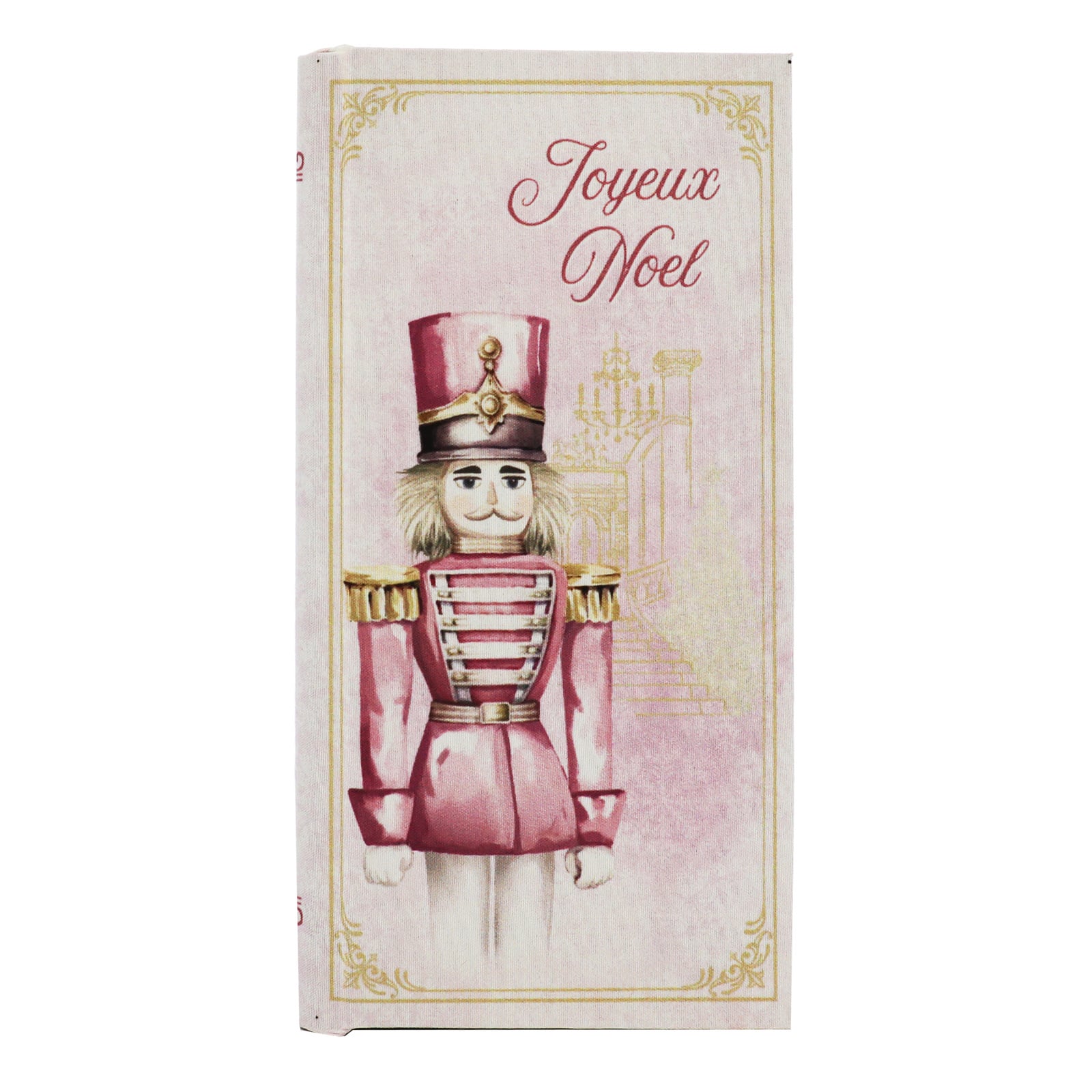 7.75&#x22; Joyeux Noel Nutcracker Tabletop Book Box by Ashland&#xAE;