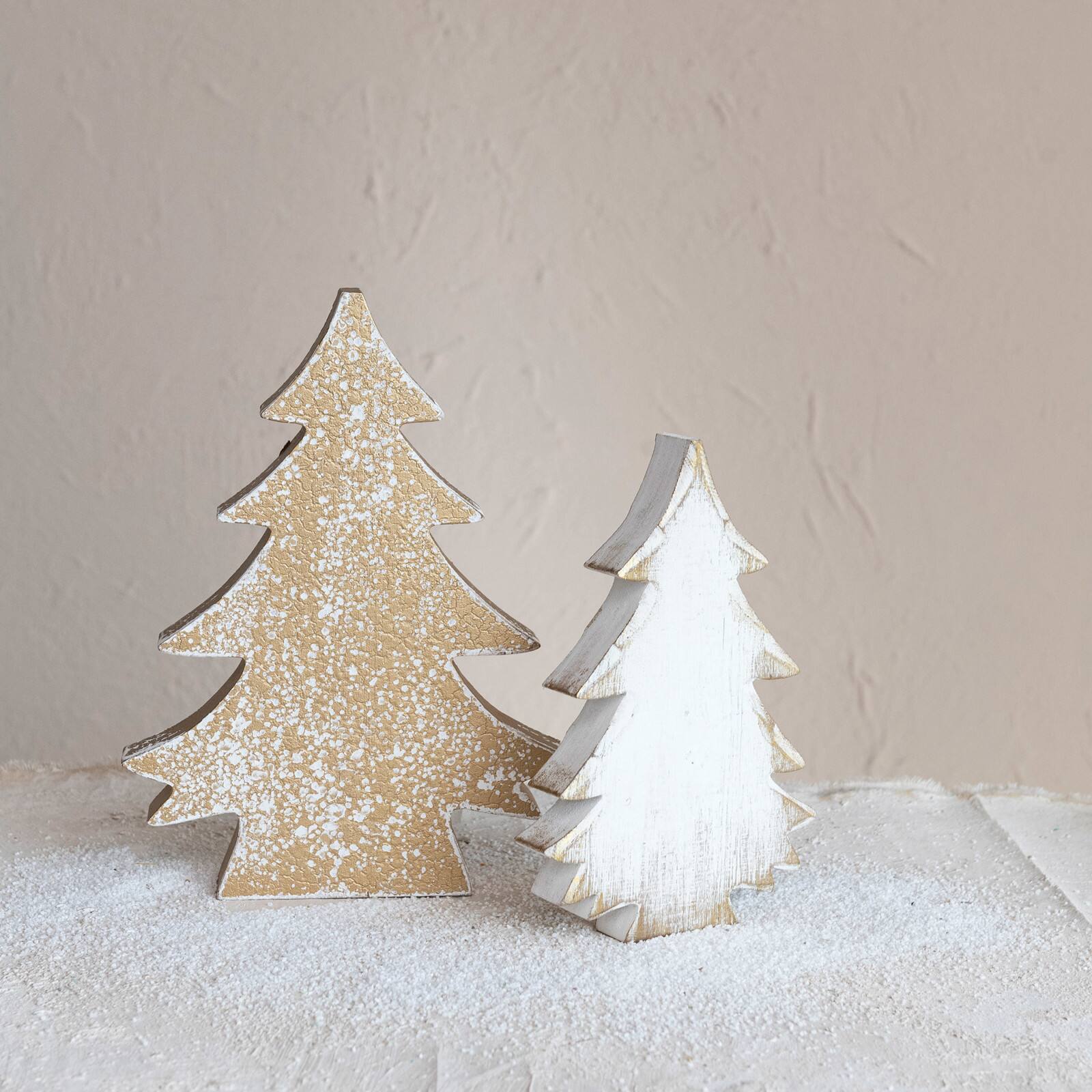 Hello Honey&#xAE; 9.5&#x22; Distressed White Christmas Tree
