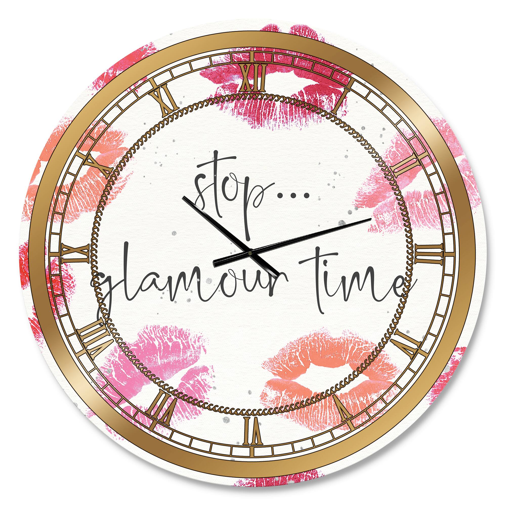 Designart Chic Accents VI Glam Wall Clock
