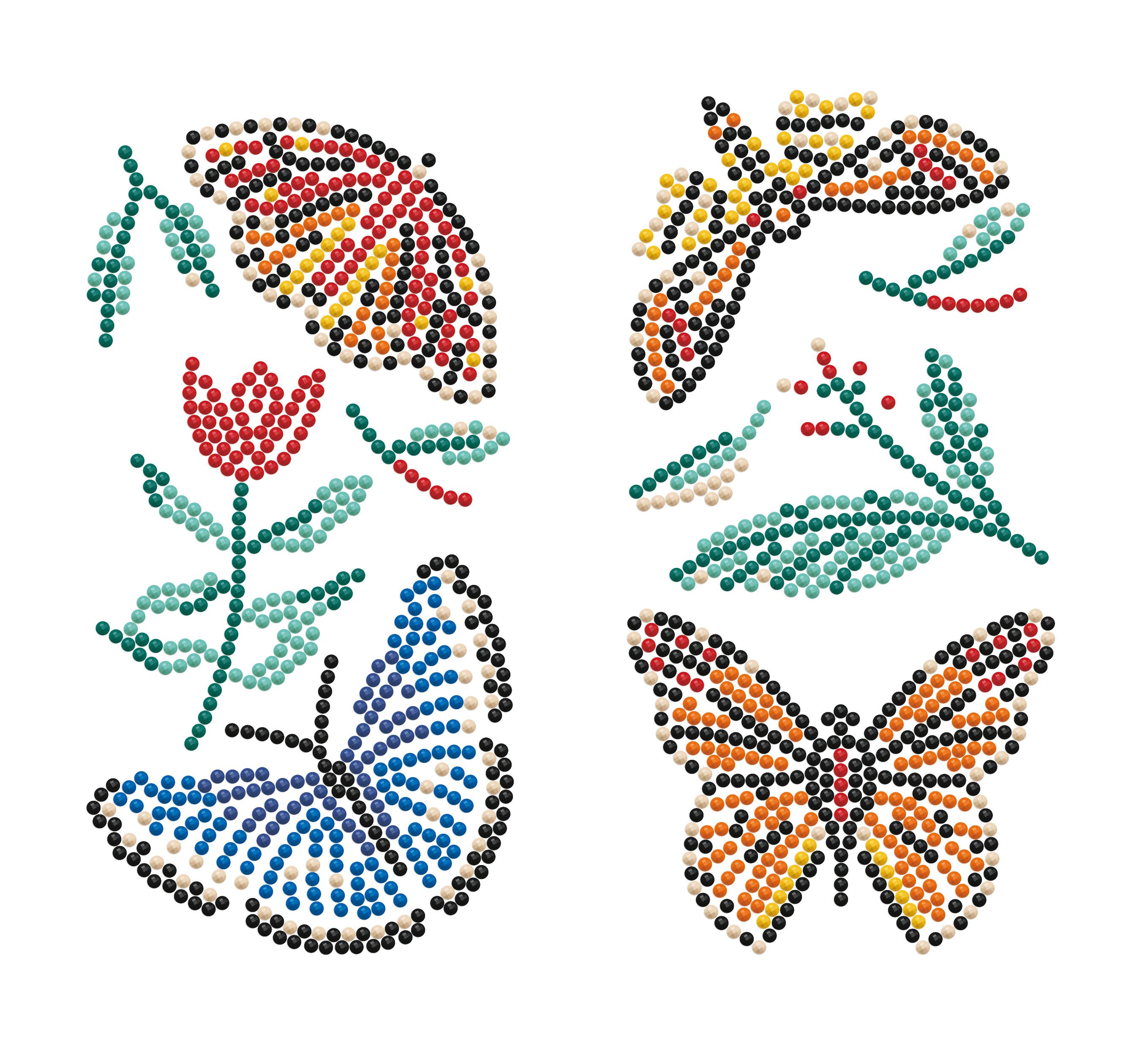 Diamond Dotz® Butterfly Days Pair Iron-On 'n' Dot Kit