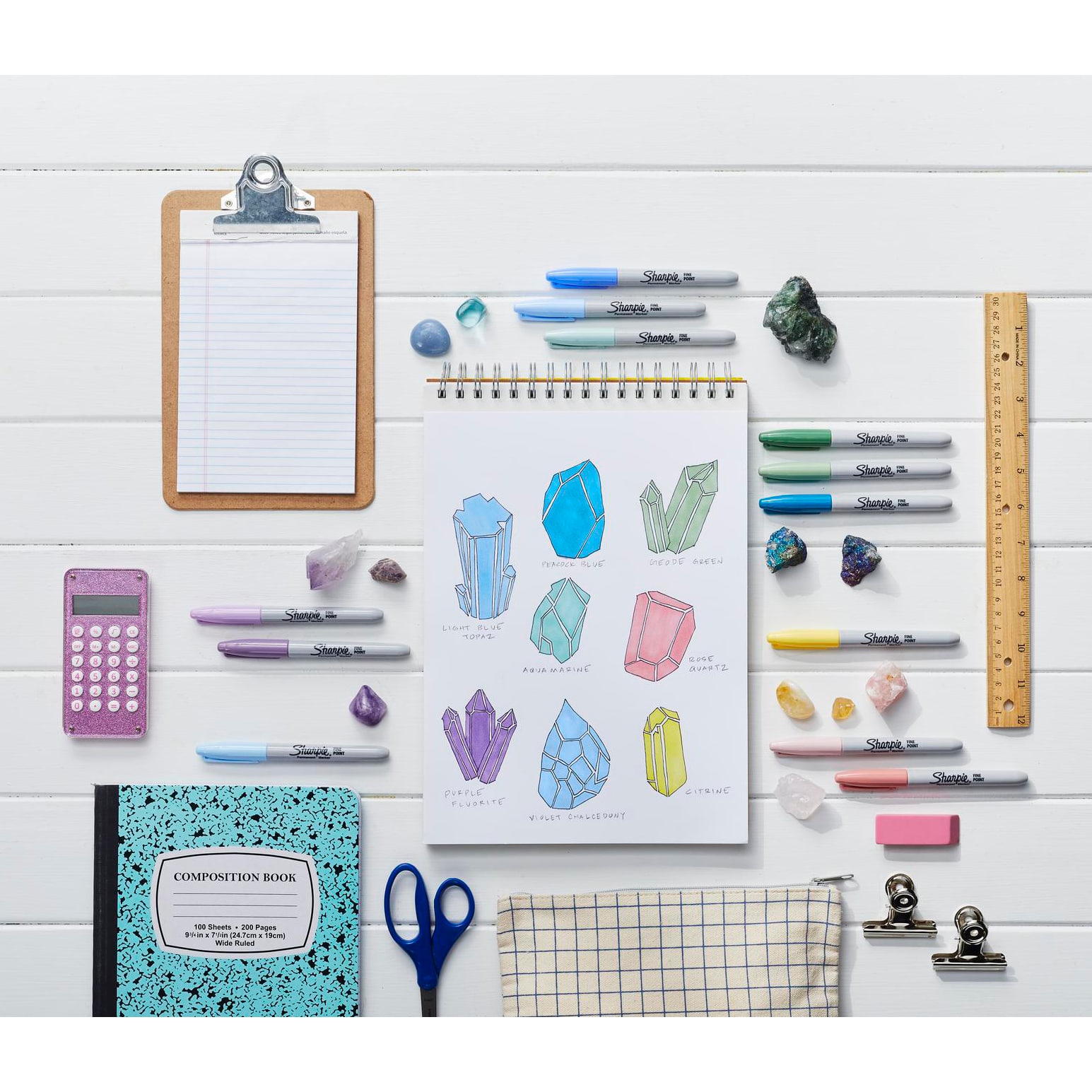 Mystic Gems Sharpie® Fine Point Permanent Markers, 12ct.