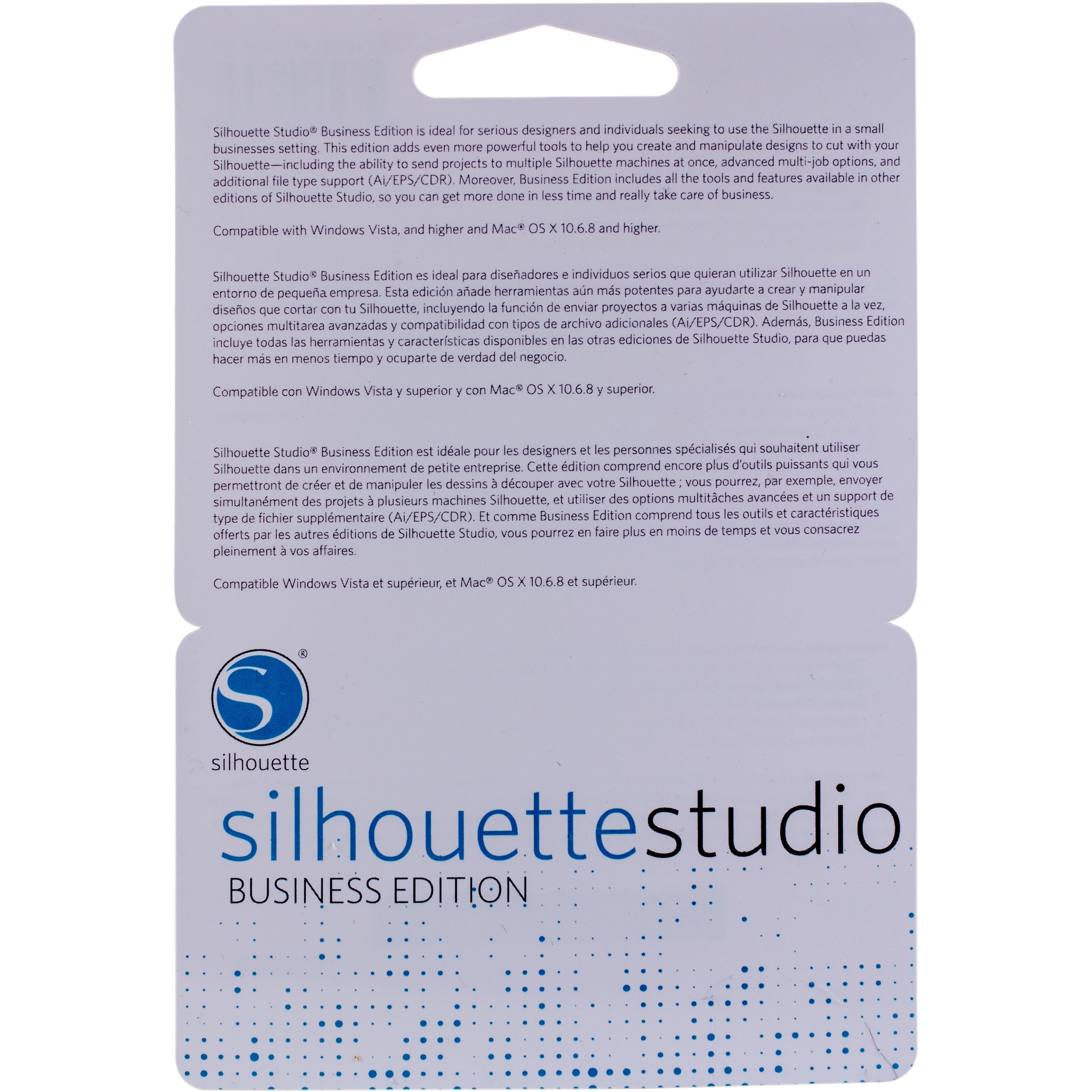 Silhouette&#xAE; Studio Business Edition Software Card