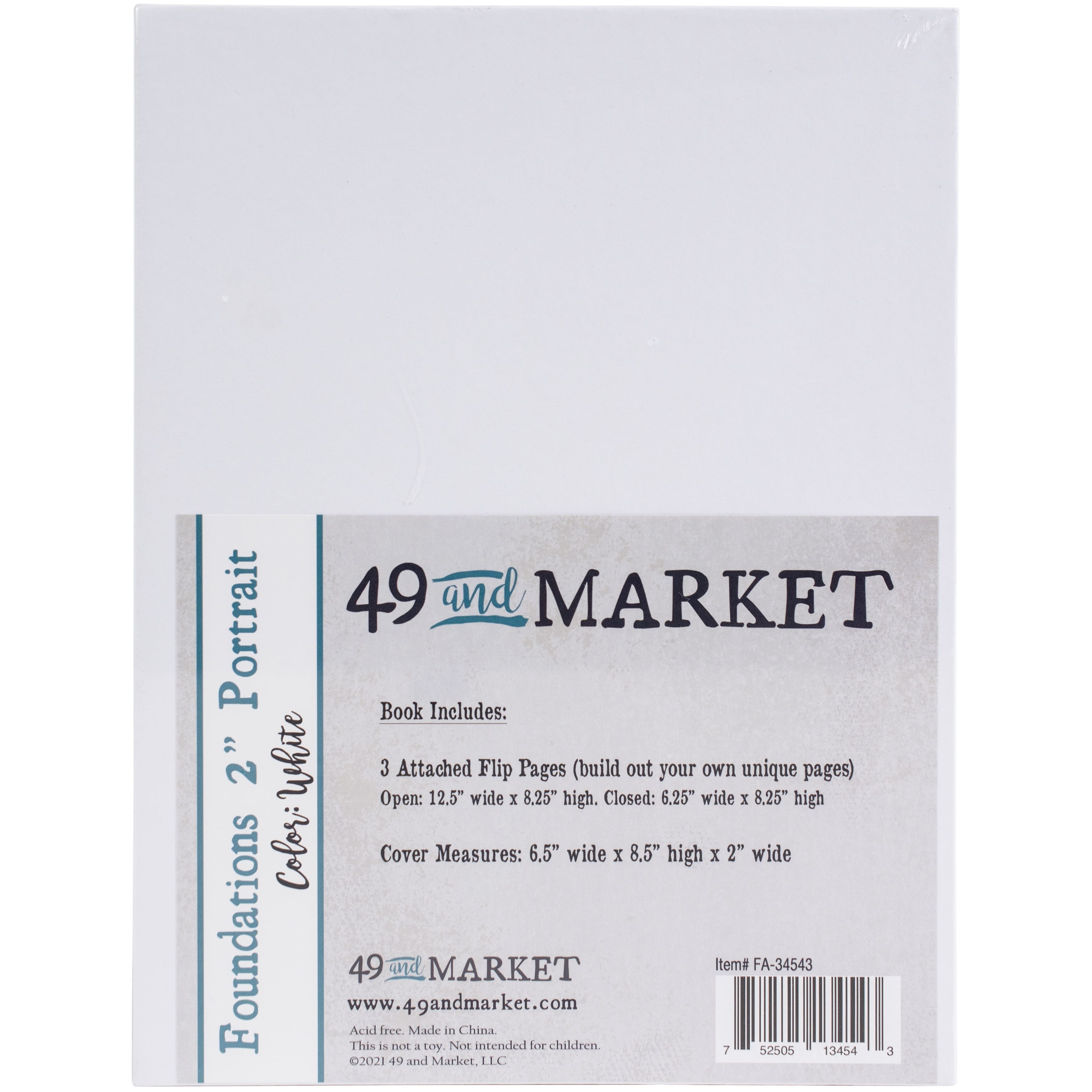 49 And Market Foundations 2" Portrait Album