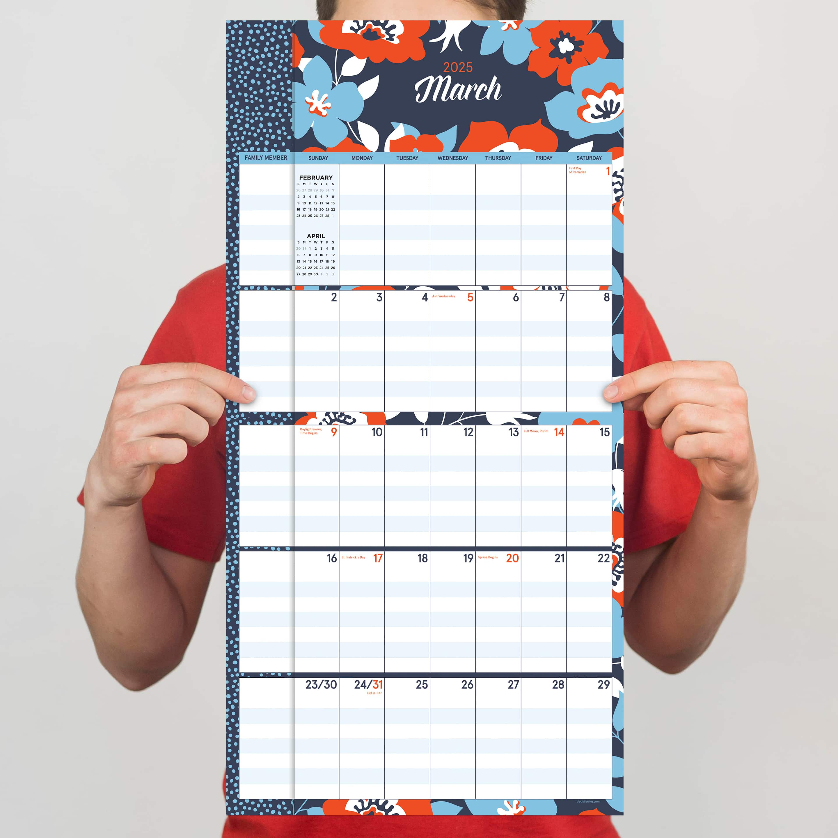 TF Publishing 2025 Mom&#x27;s Manager Wall Calendar