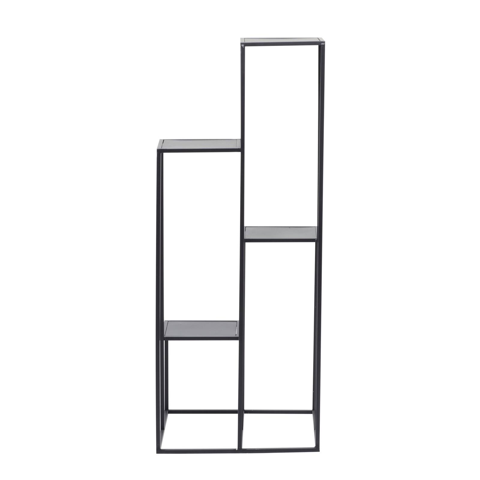 Black Iron Modern Plantstand, 40&#x22; x 16&#x22; x 16&#x22;