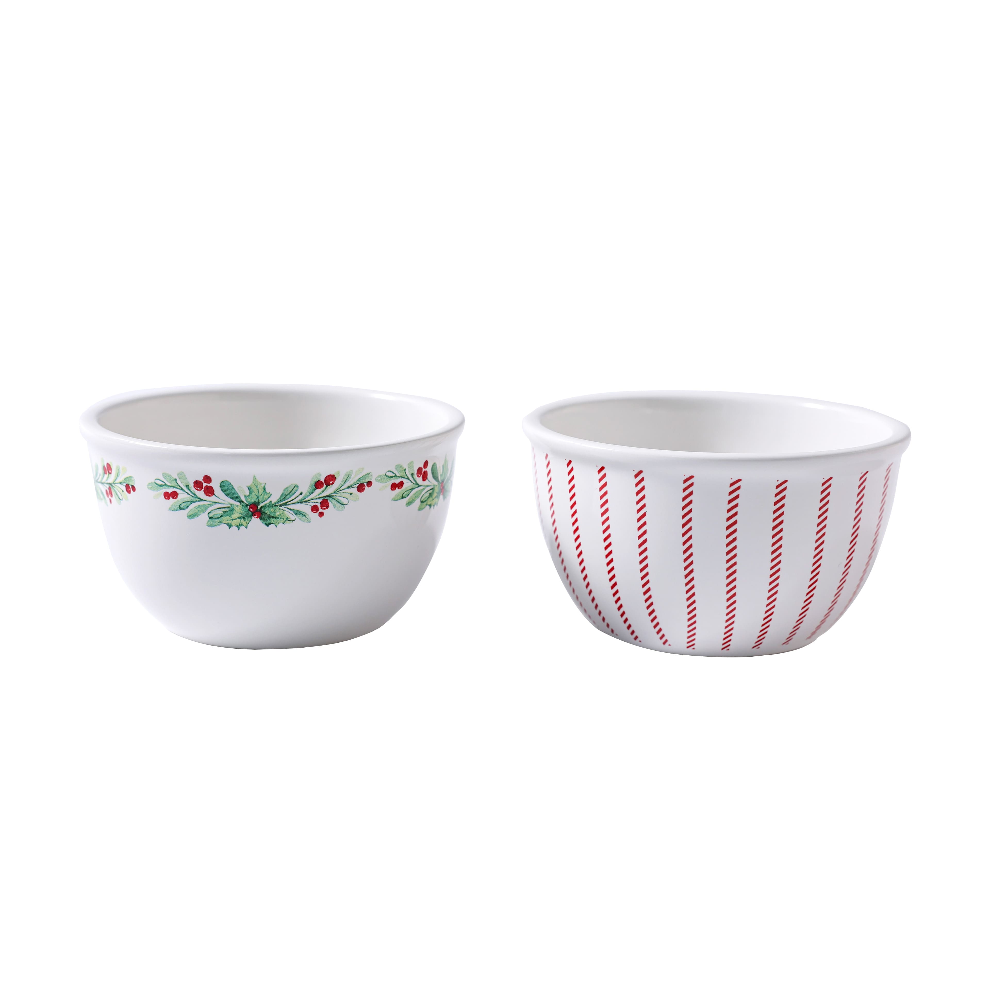 4.5&#x22; Ceramic Christmas Bowl Set by Ashland&#xAE;