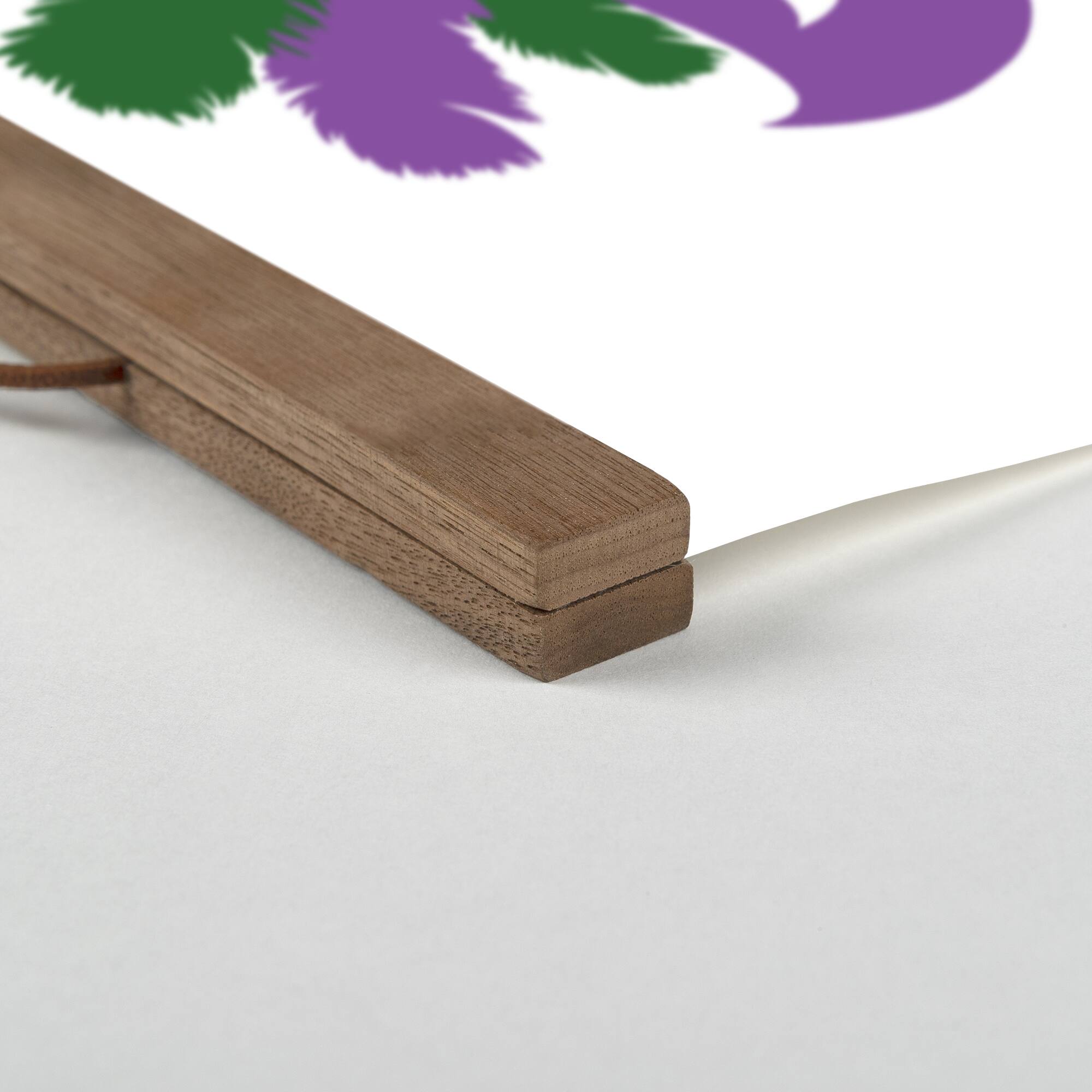 Mardi Gras Masks Teak Hanging Canvas