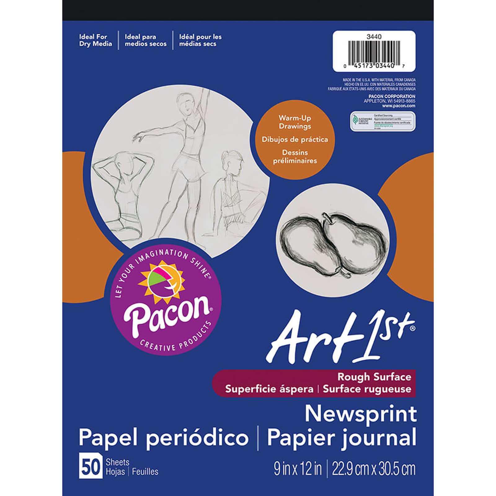 UCreate® White Newsprint Pad Pack, 9'' x 12'' Paper Pads Michaels