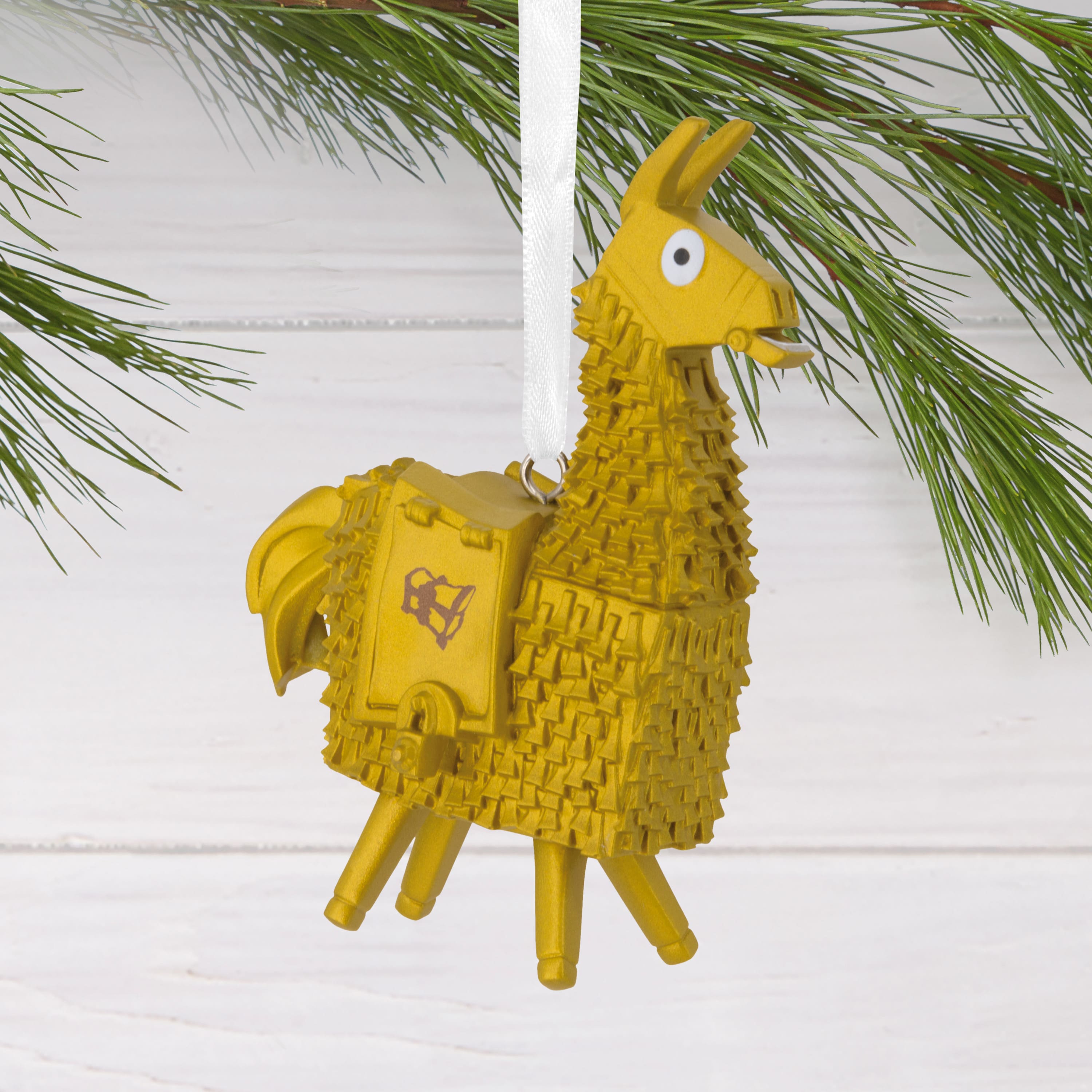 Hallmark 3.25" Fortnite Golden Loot Llama Ornament