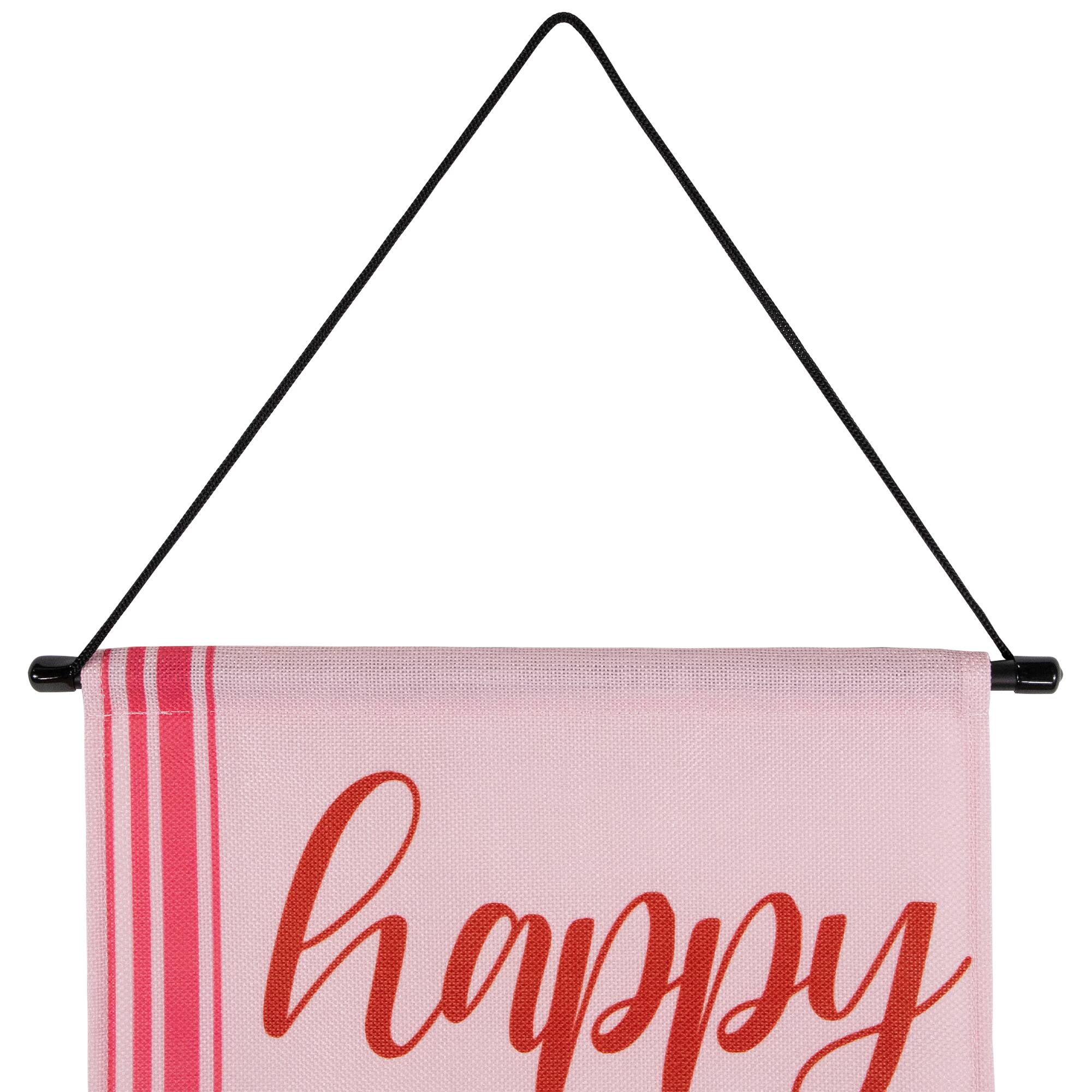 71&#x22; Welcome &#x26; Happy Valentine&#x27;s Day Outdoor Door Banners Set