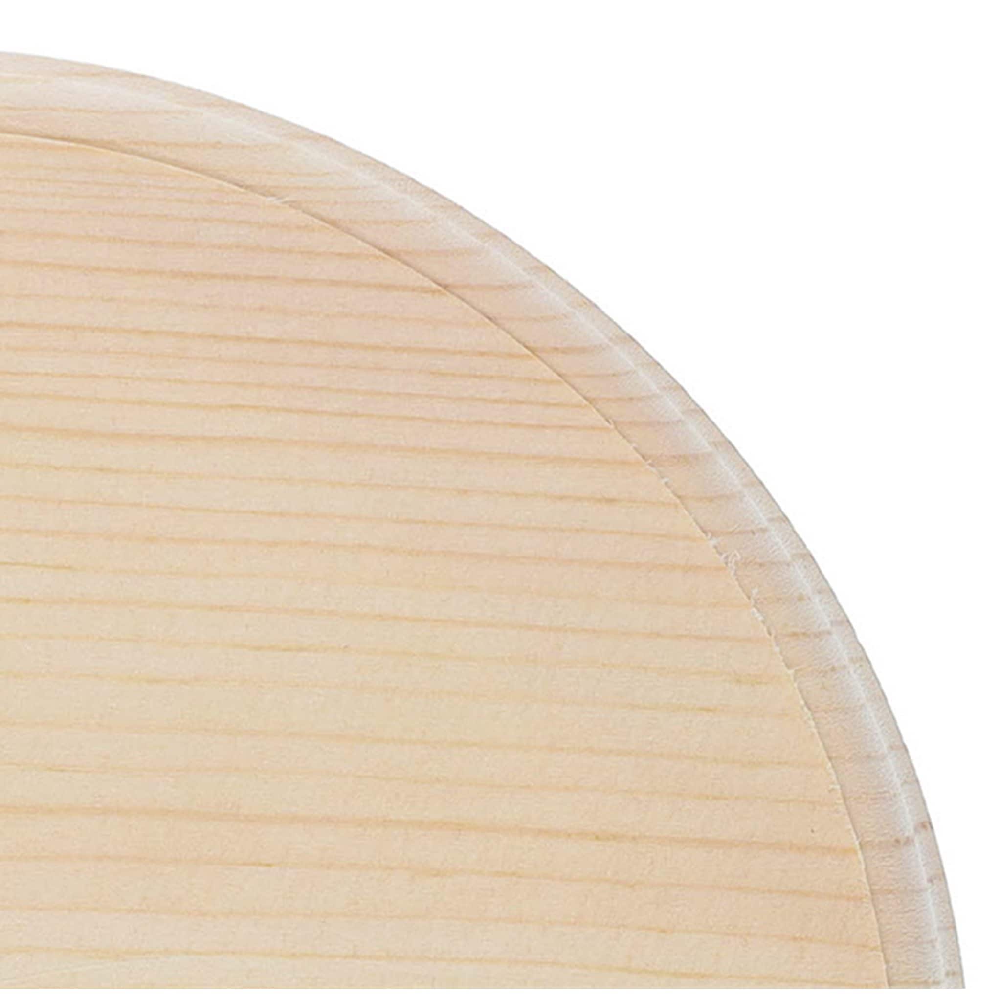 Good Wood by Leisure Arts 8&#x22; Pine Circle Plaque