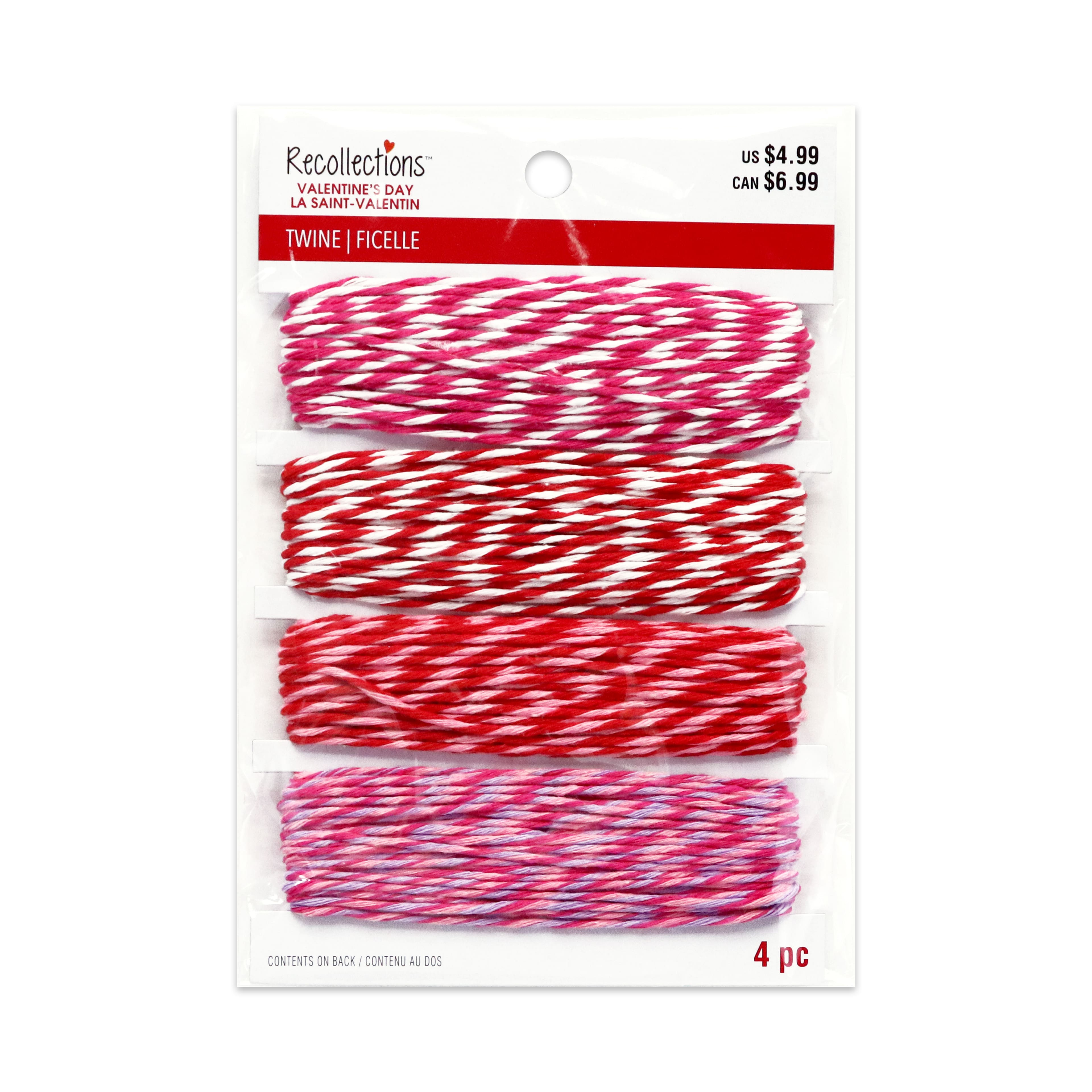 White, Red &#x26; Pink Twine Set by Recollections&#x2122;