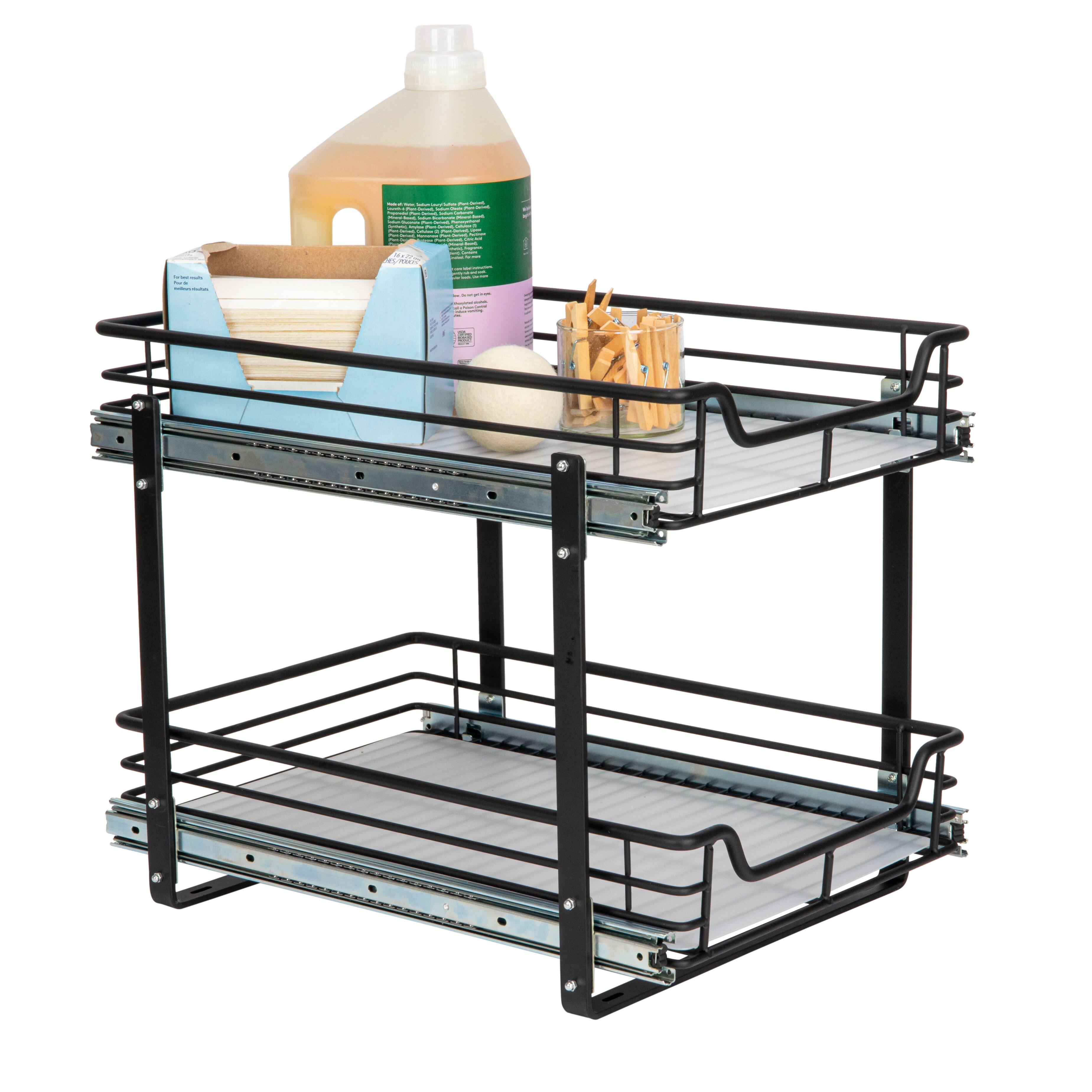 Household Essentials Glidez 2-Tier Cabinet Organizer