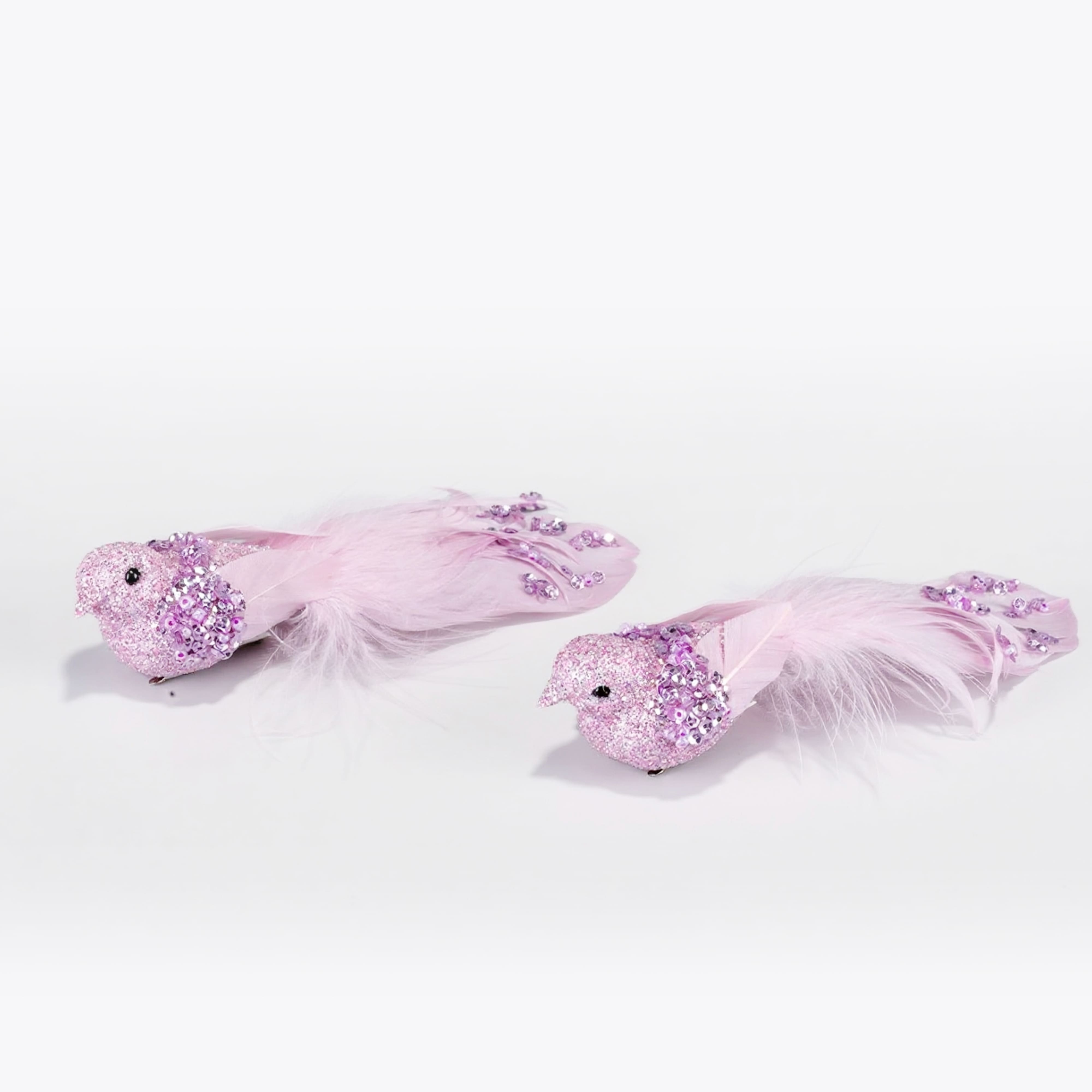 Pink Glitter Clip-On Birds, 2ct. by Ashland®
