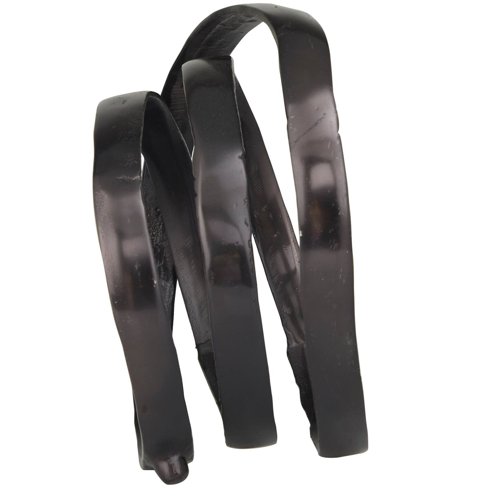 13" Aluminum Looped Abstract Sculpture