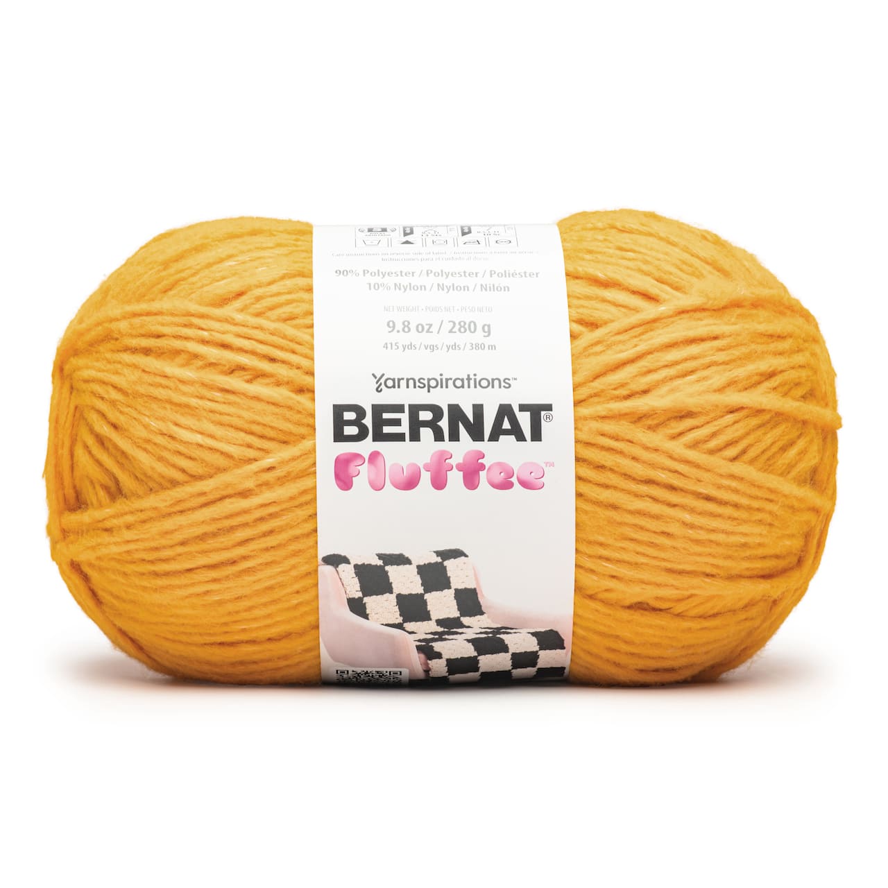 Bernat® Fluffee™ Yarn, Color: Sunshine Yellow | Michaels