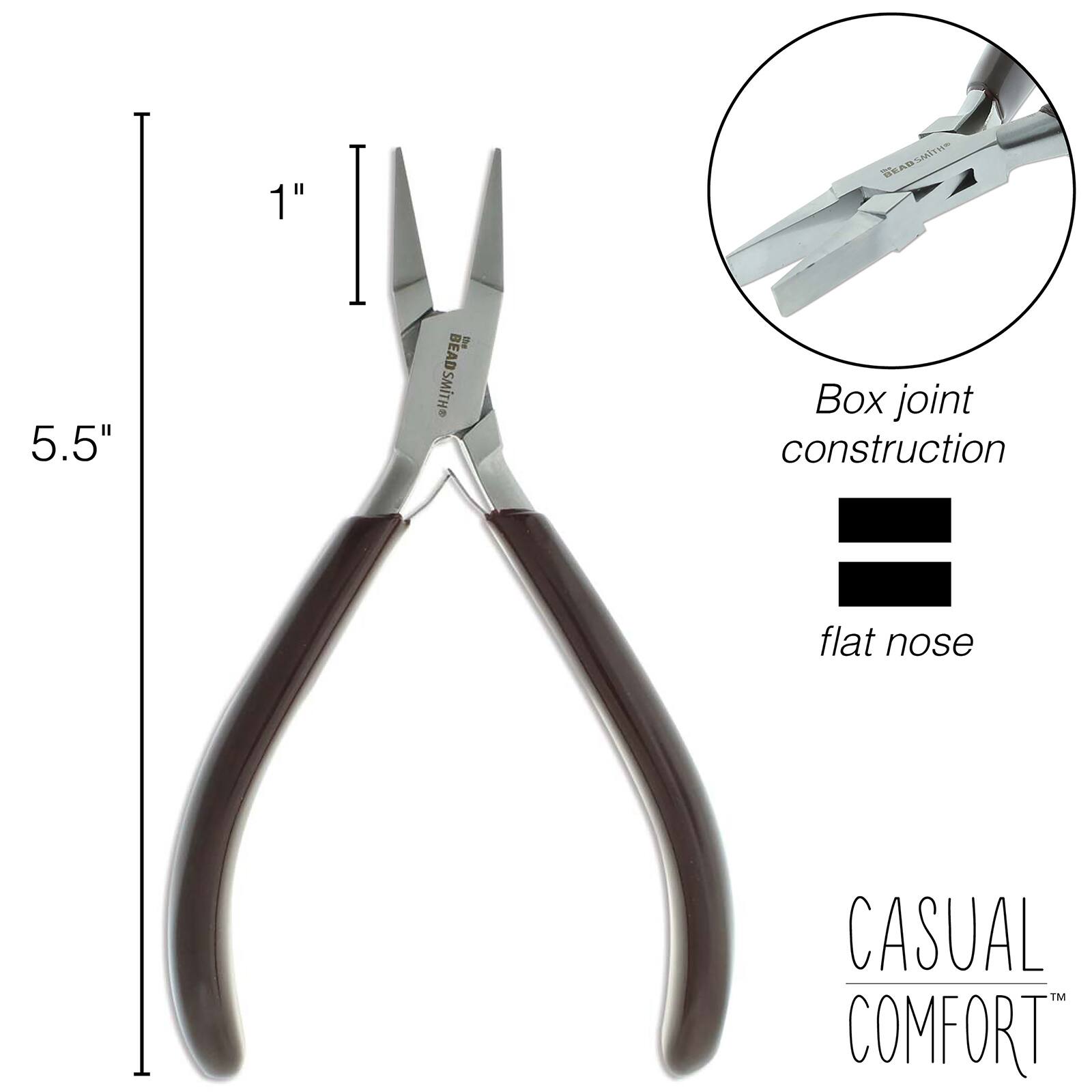 The Beadsmith® Casual Comfort Flat Nose Plier