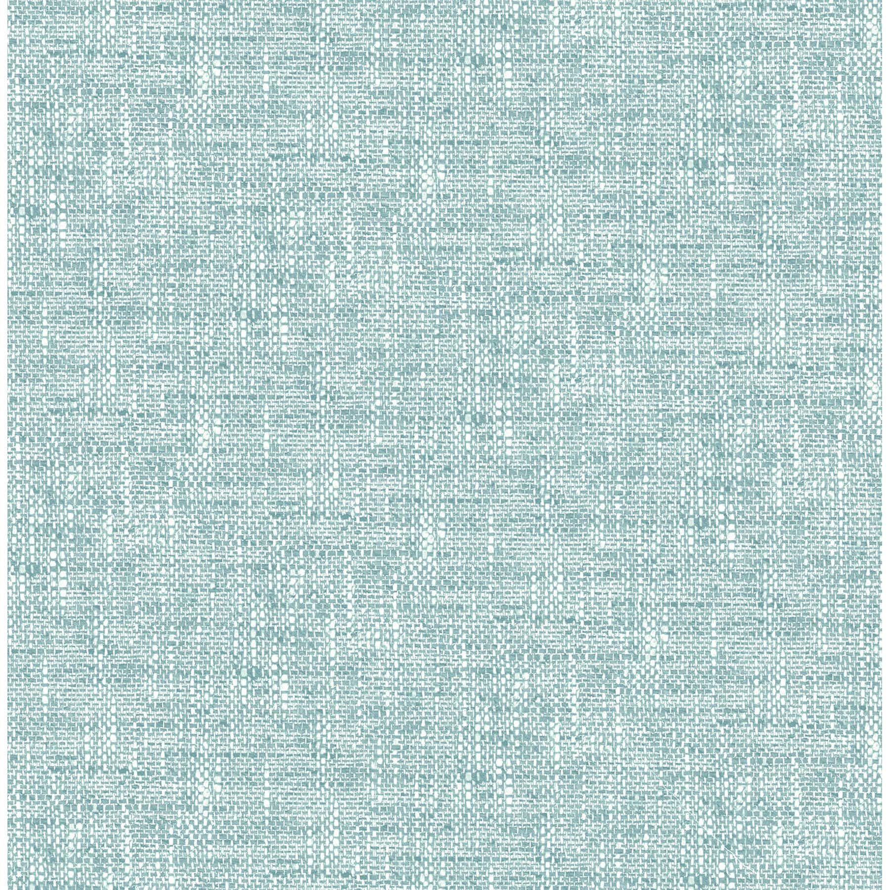 NuWallpaper Aqua Poplin Texture Peel & Stick Wallpaper