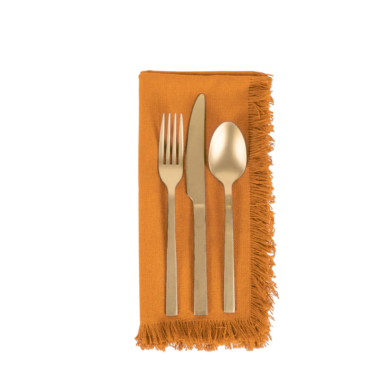 DII&#xAE; Solid Heavyweight Fringed Napkins, 6ct.