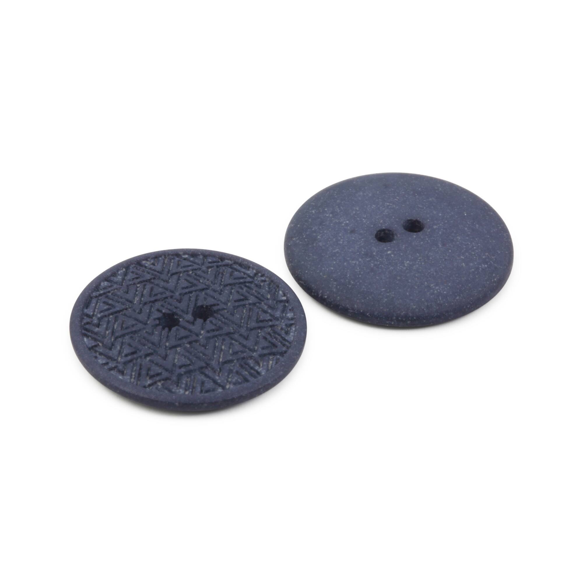 Dritz&#xAE; 20mm Recycled Hemp Geometric Round Button, 9ct.