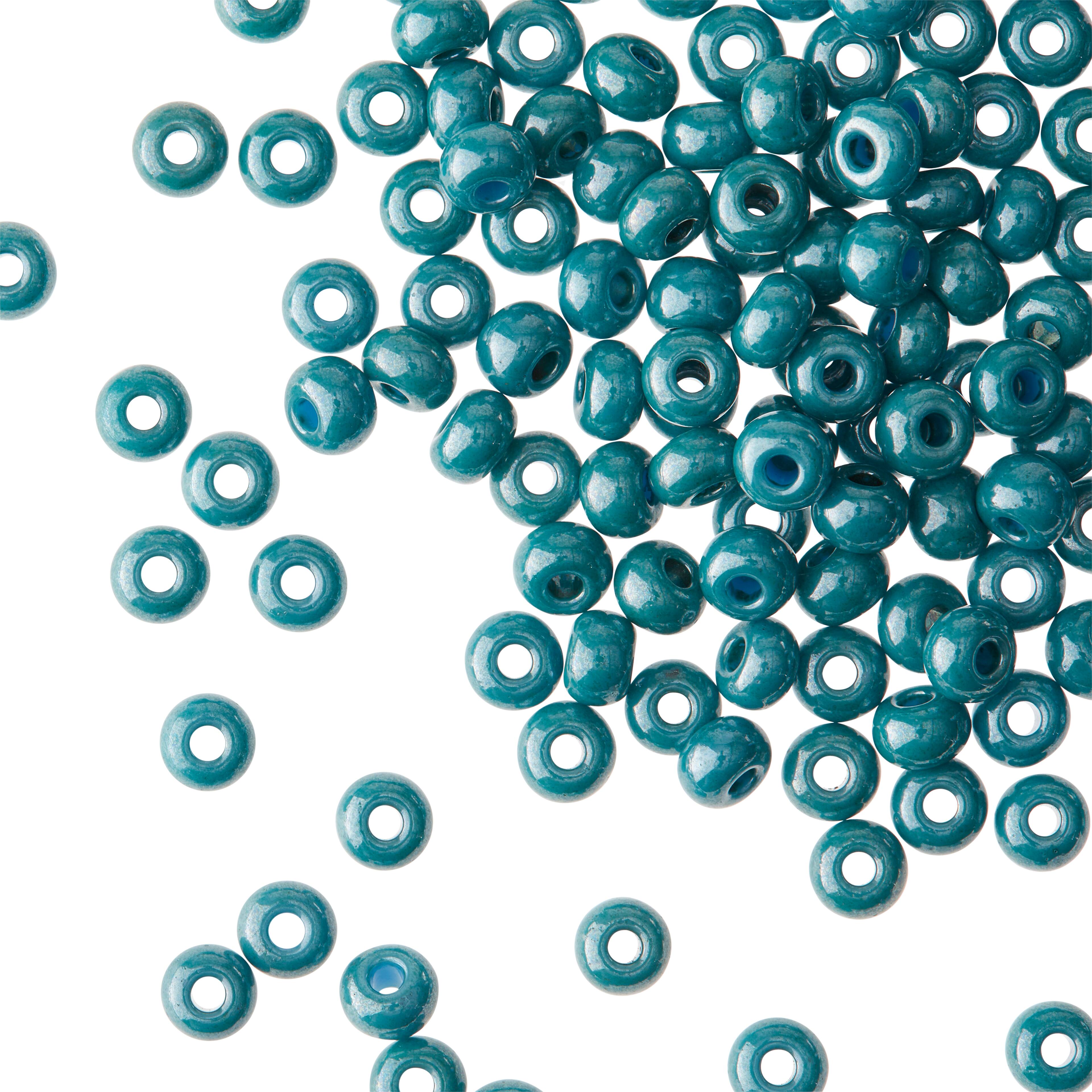 John Bead Czech Glass Seed Beads, 6/0