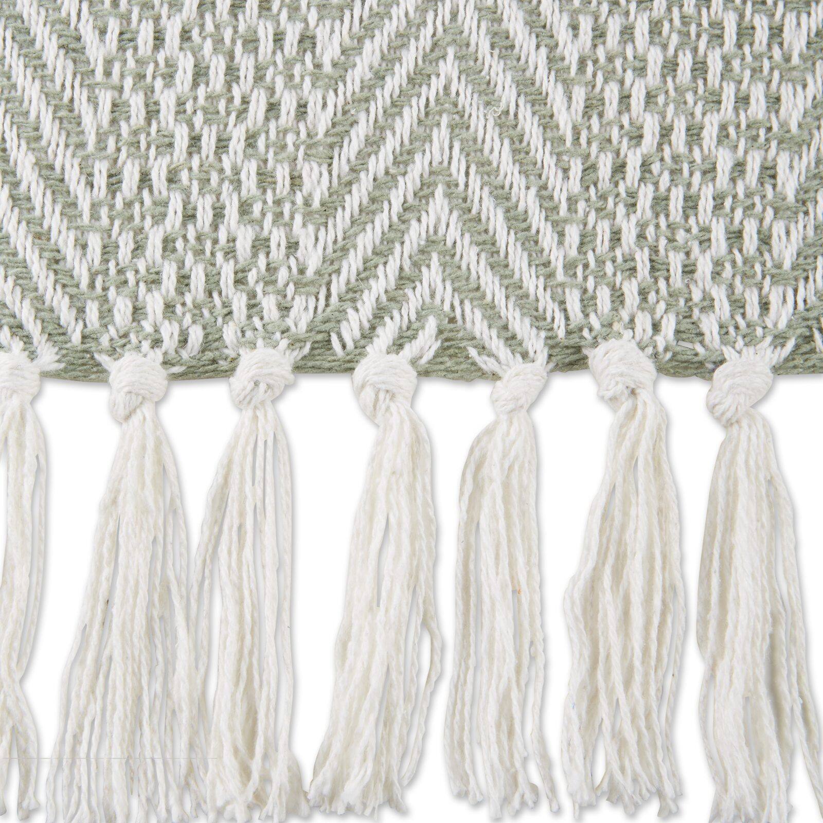 DII&#xAE; Artichoke Herringbone Stripe Throw